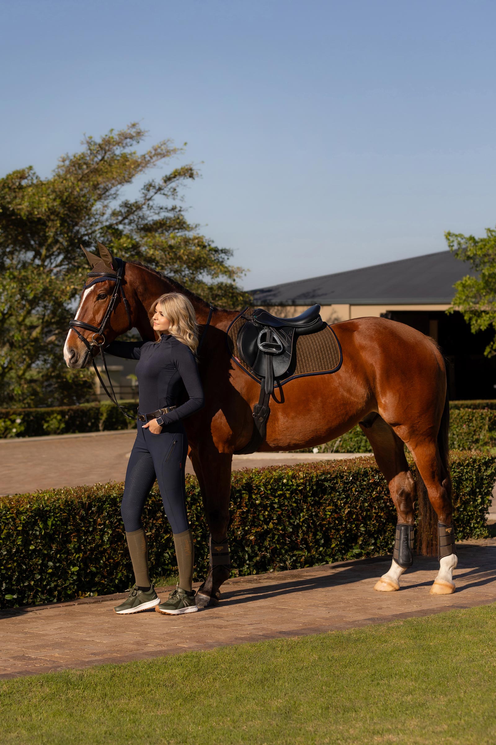 LeMieux Suede Square Close Contact Saddle Pad