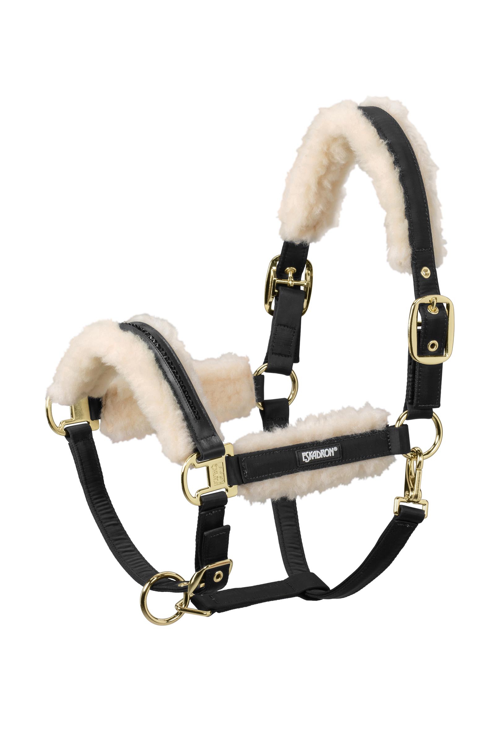 Black Eskadron Evo Wool Halter Double Pin