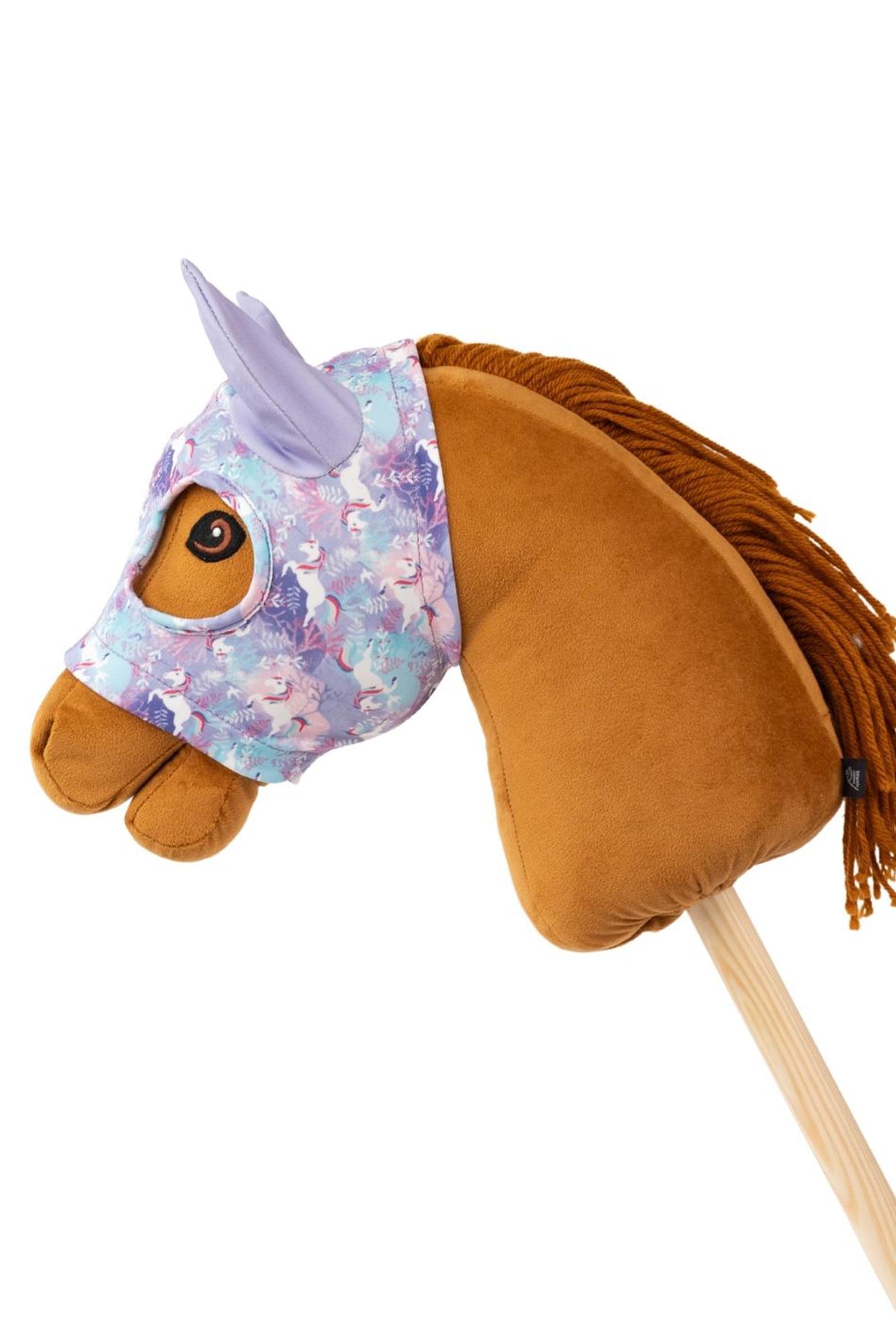 My Hobby Horse Race Mask with Unicorn Print