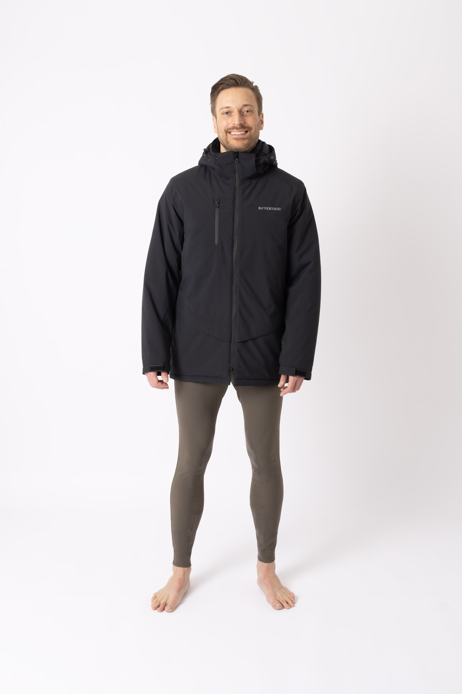 B Vertigo Milo Men's Waterproof Parka Riding Jacket