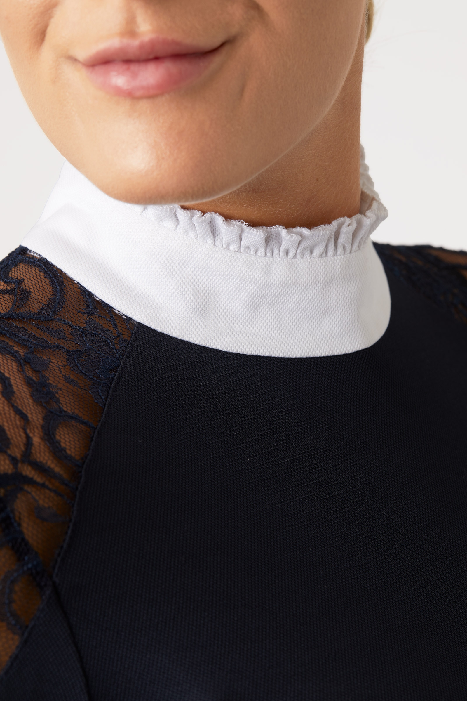 Horze Sylvie Women's Long Sleeve Lace Show Shirt