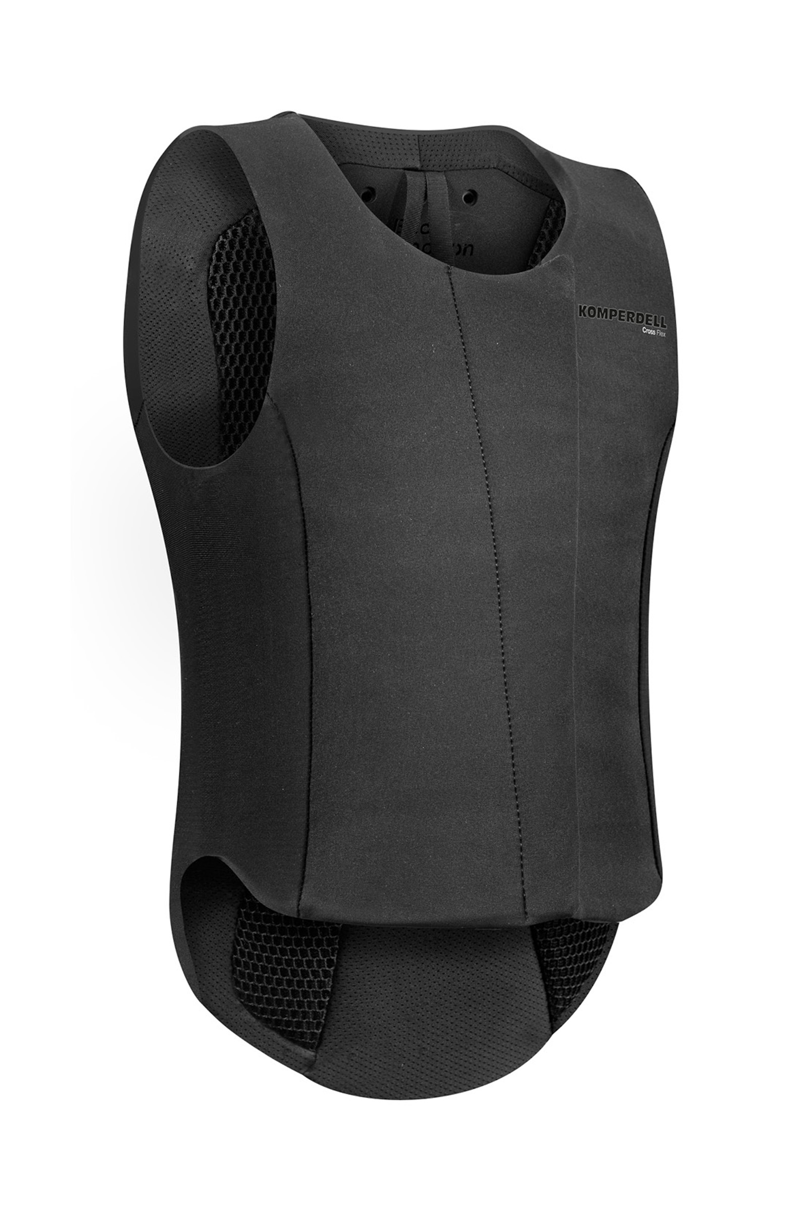 Black/Black Komperdell Champion 22 Kids' Ballistic Vest With Back Protector