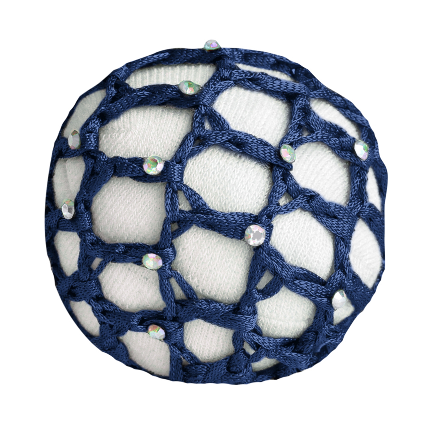 Blue ELT Hairnet with Sparkling Stones