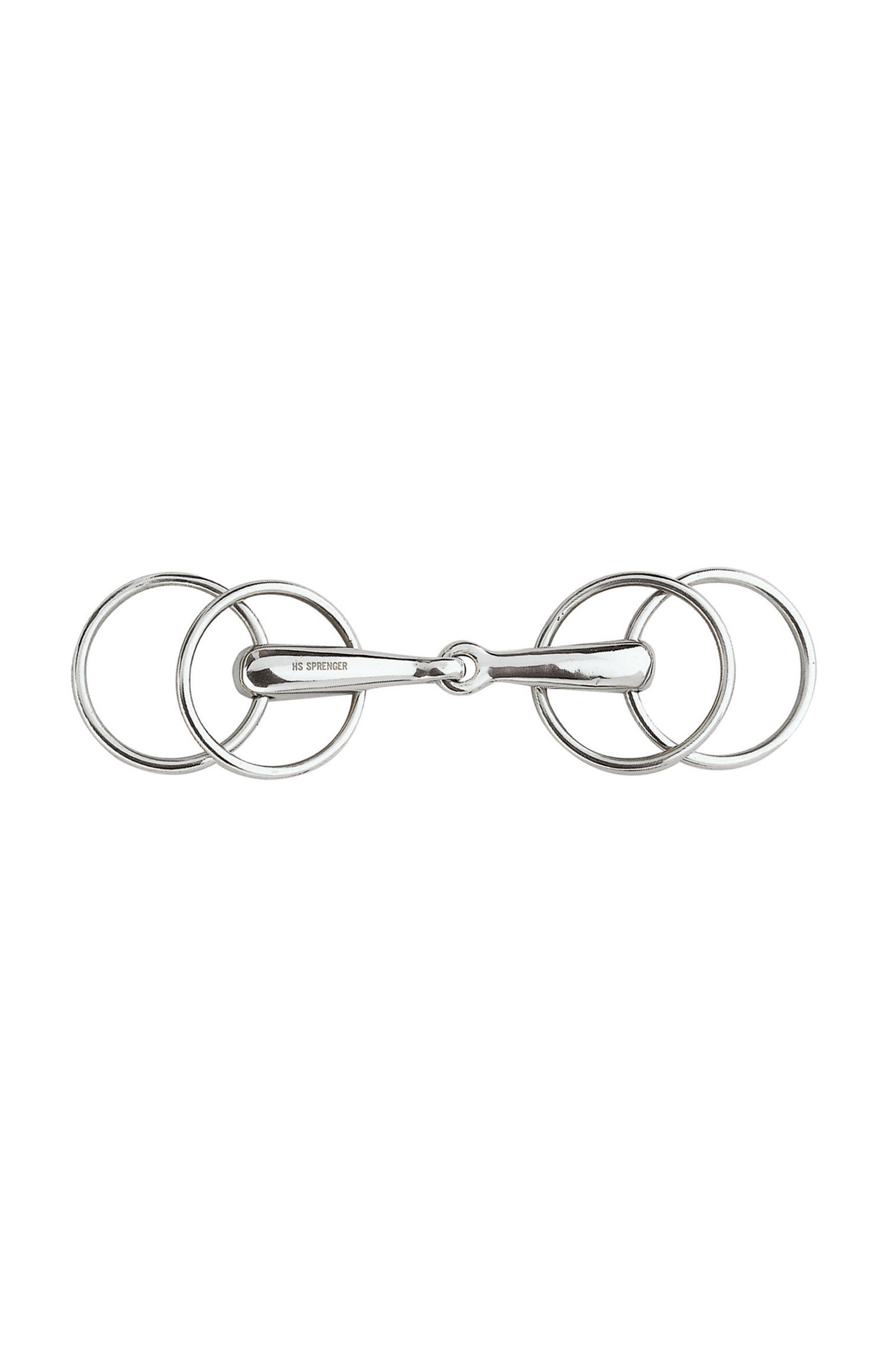 Sprenger Loose Ring snaffle with 4 rings, Stainless steel