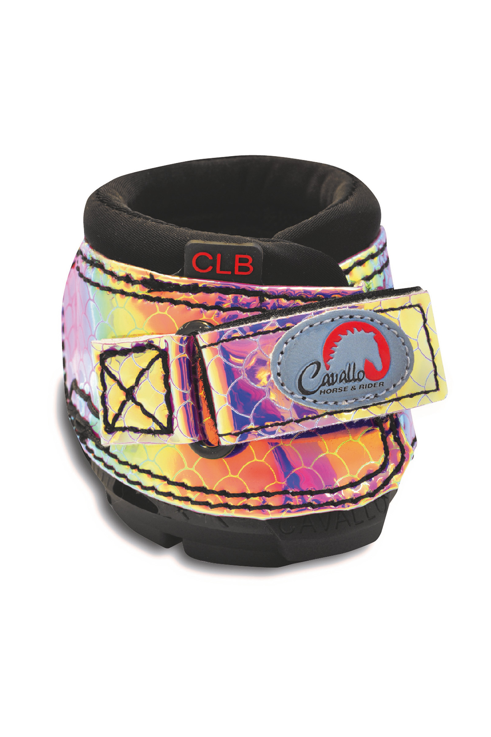 Metallic Pink Cavallo Hoof Boots F.R.A. CLB Bling Hoof Shoes (pair)