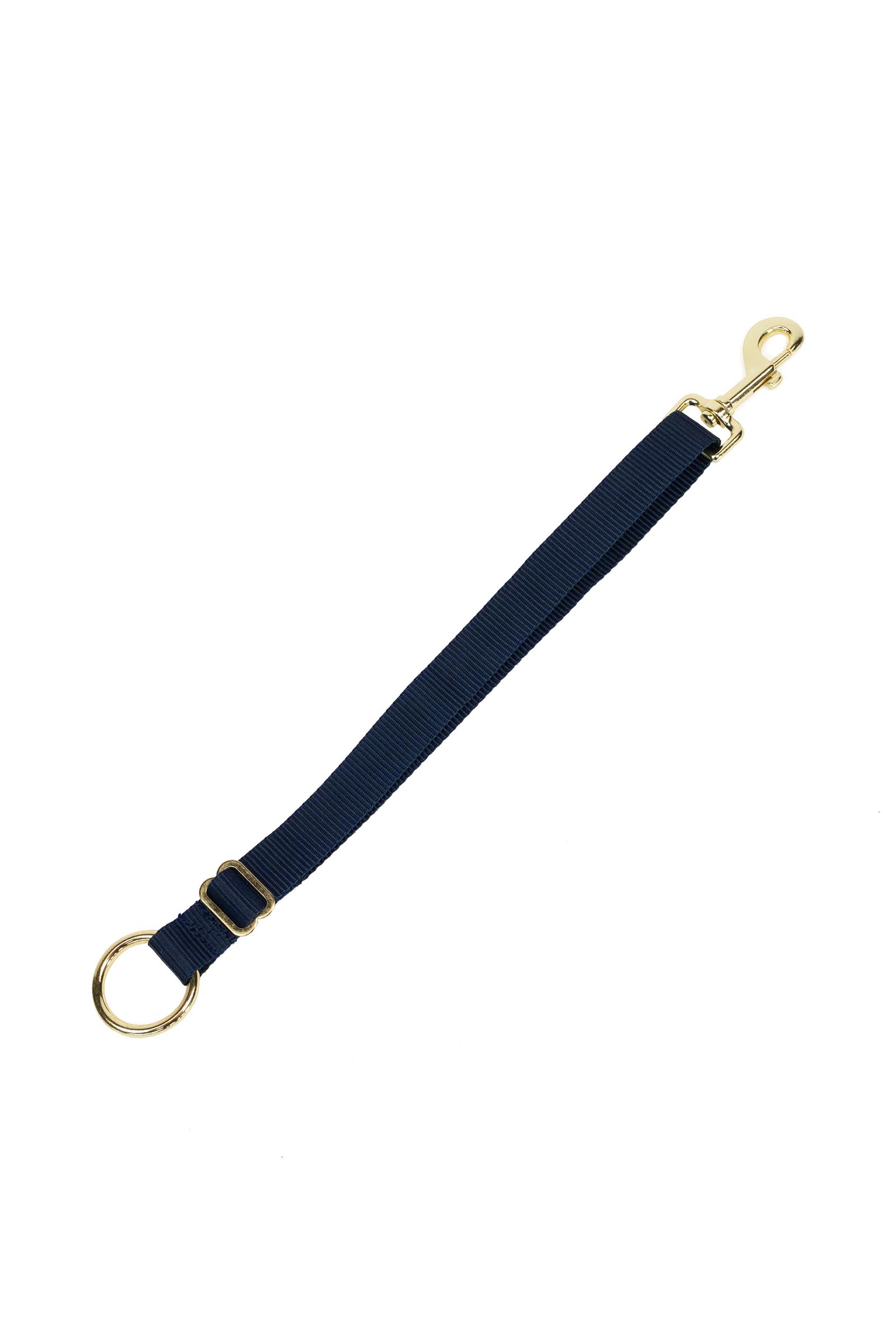 Navy Kentucky Horsewear nylon hook & ring long holder  