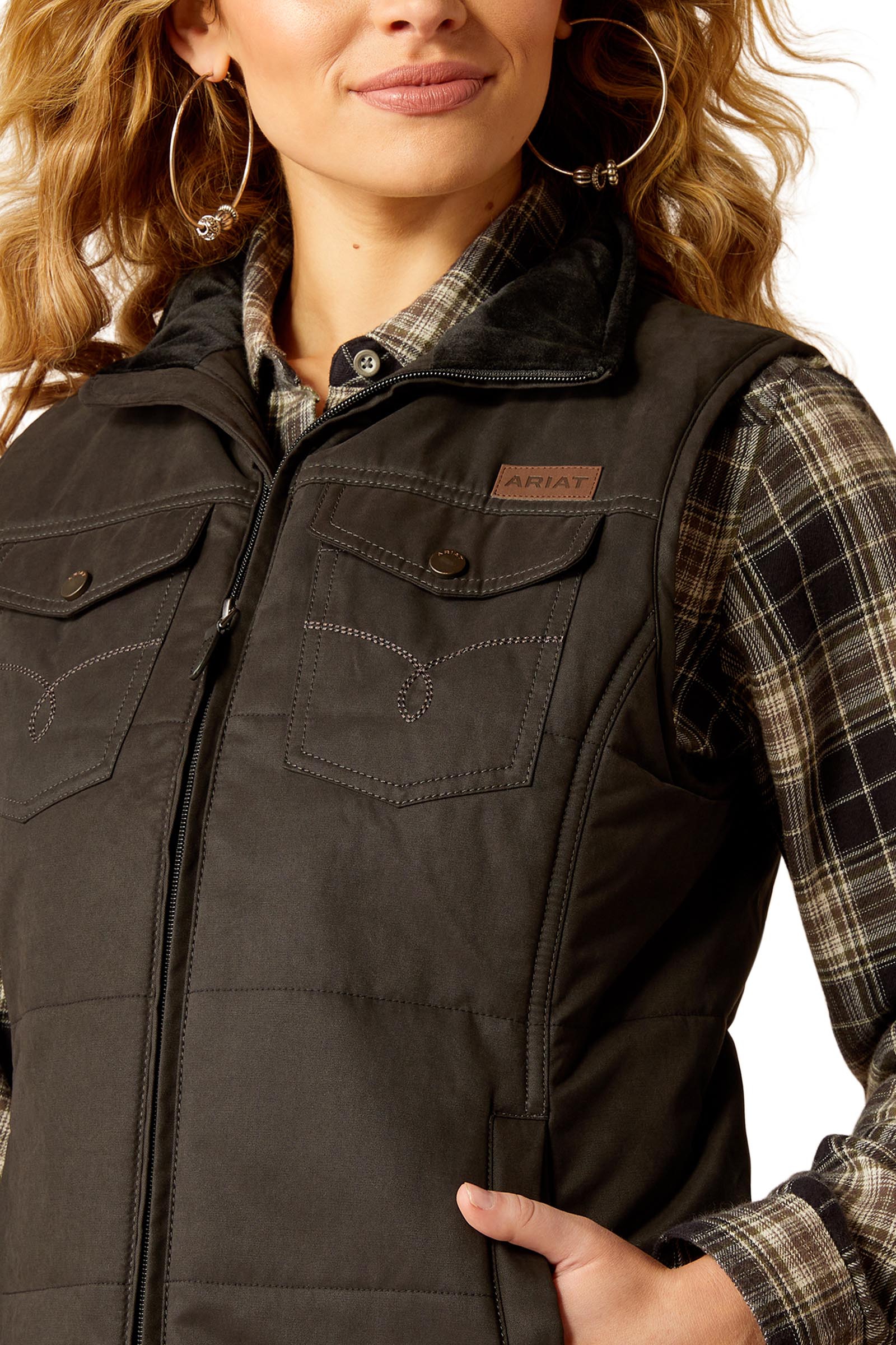 Ariat Grizzly Women's Quilted Vest