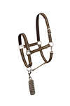 Horze Halter & Lead Set with Metallic Stripes