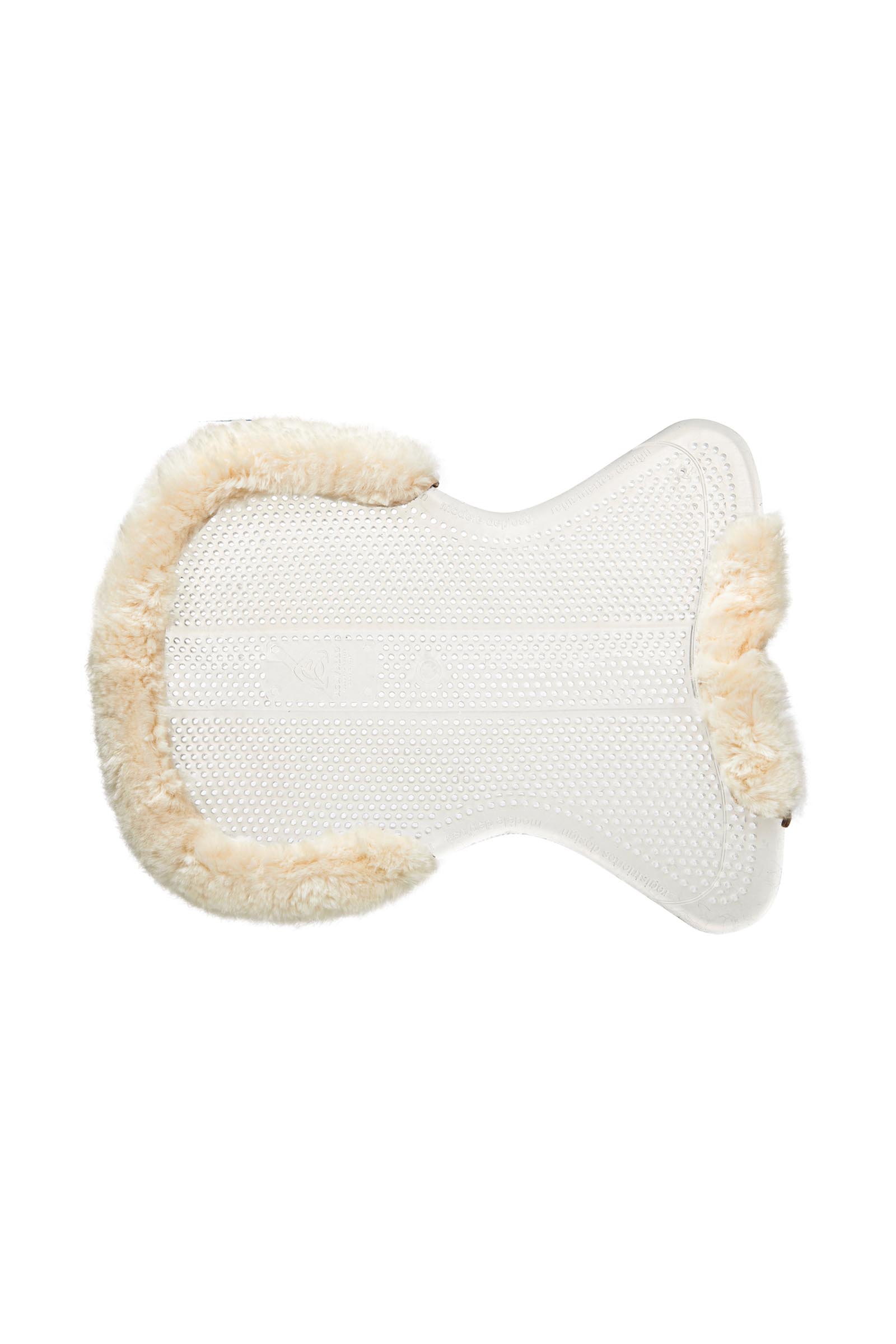 Acavallo Gel Non Slip Classic Pony With Sheepskin 1/2 Cut-Out Flat