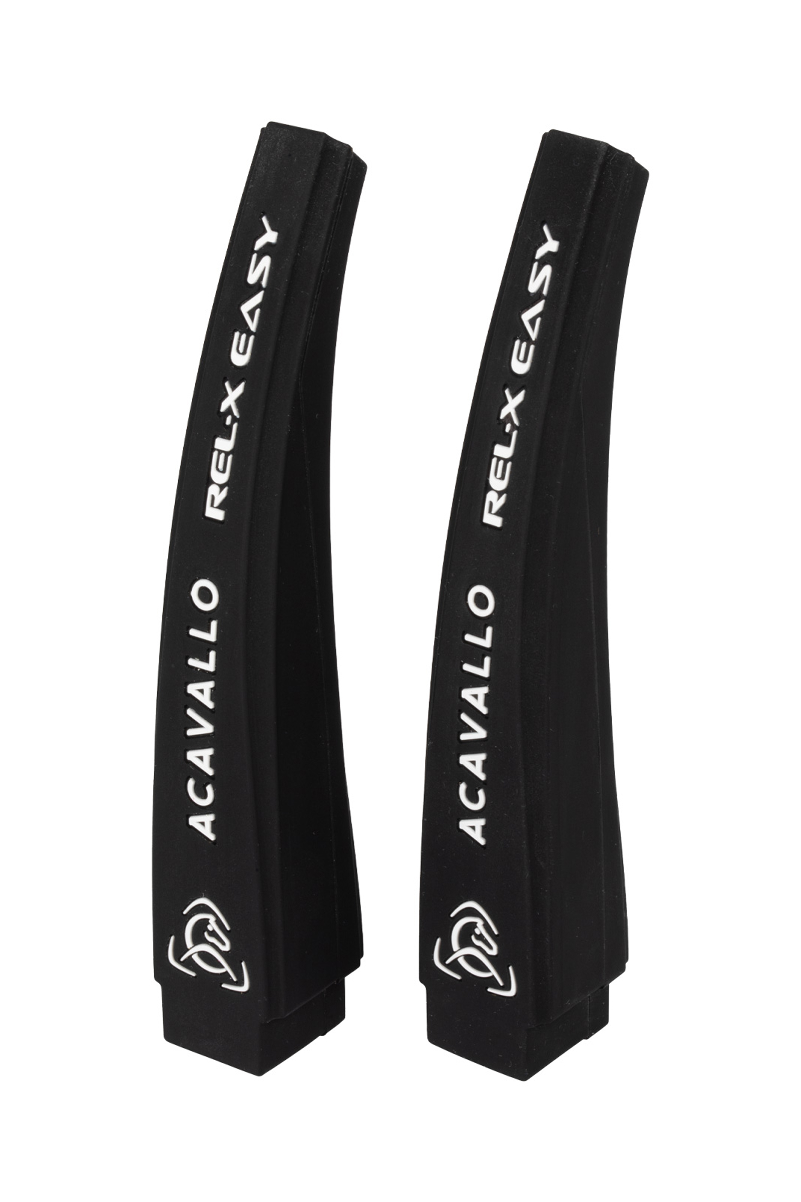 Black/White Acavallo Rel-X Easy Multicolor Silicone Arches for Stirrups
