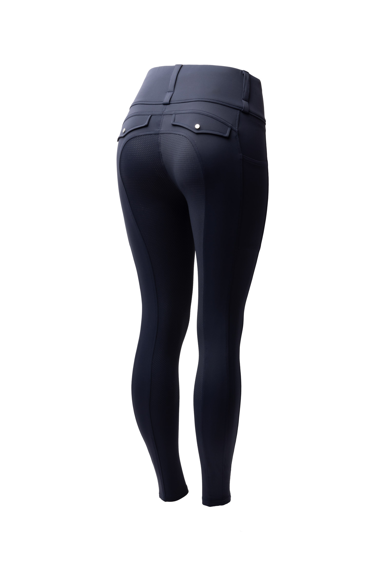 Overture navy Horze Anya Women&acute;s Full Grip Riding Tights UPF 50+