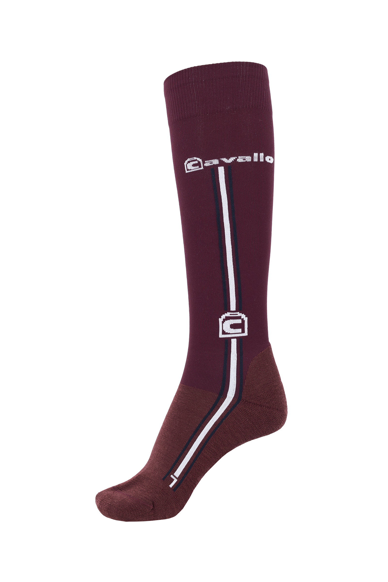 Wine Red Cavallo CAVALSAMY X Unisex Socks