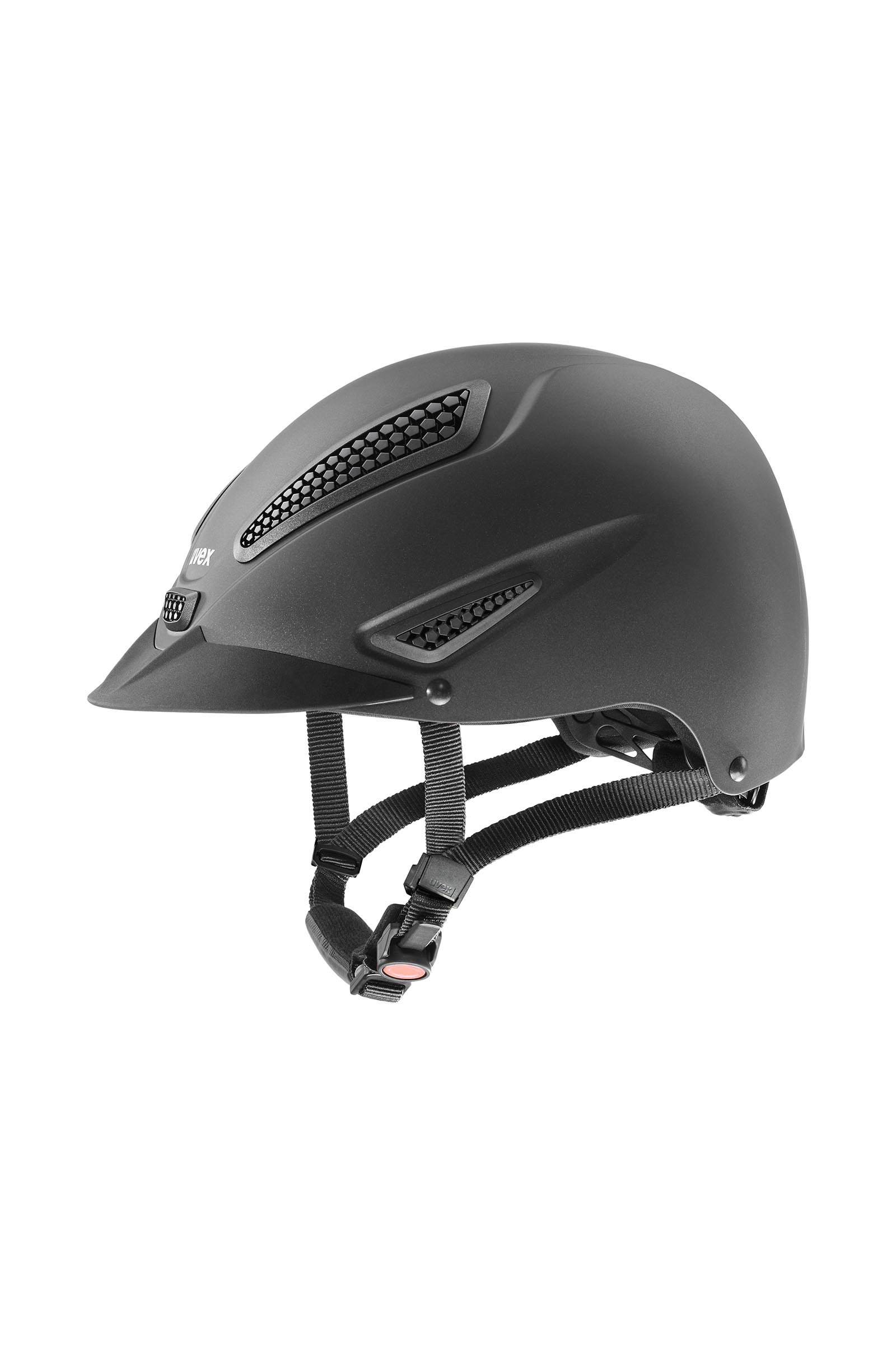 black mat Uvex Perfexxion III Riding Helmet
