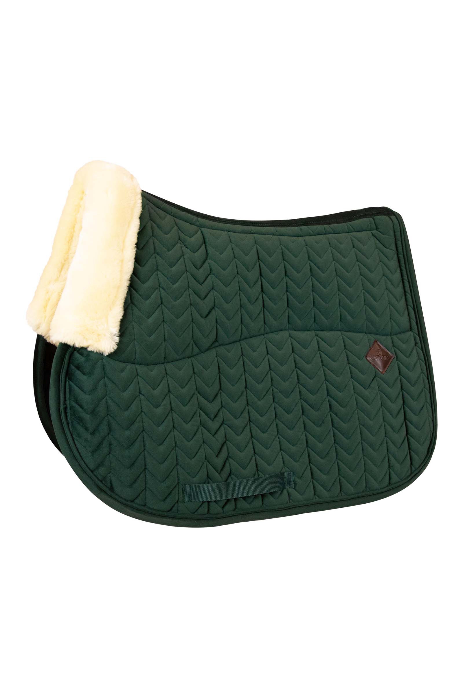 Ponderosa Pine Dark green Kentucky Horsewear Velvet Skin Friendly Jumping Saddle Pad