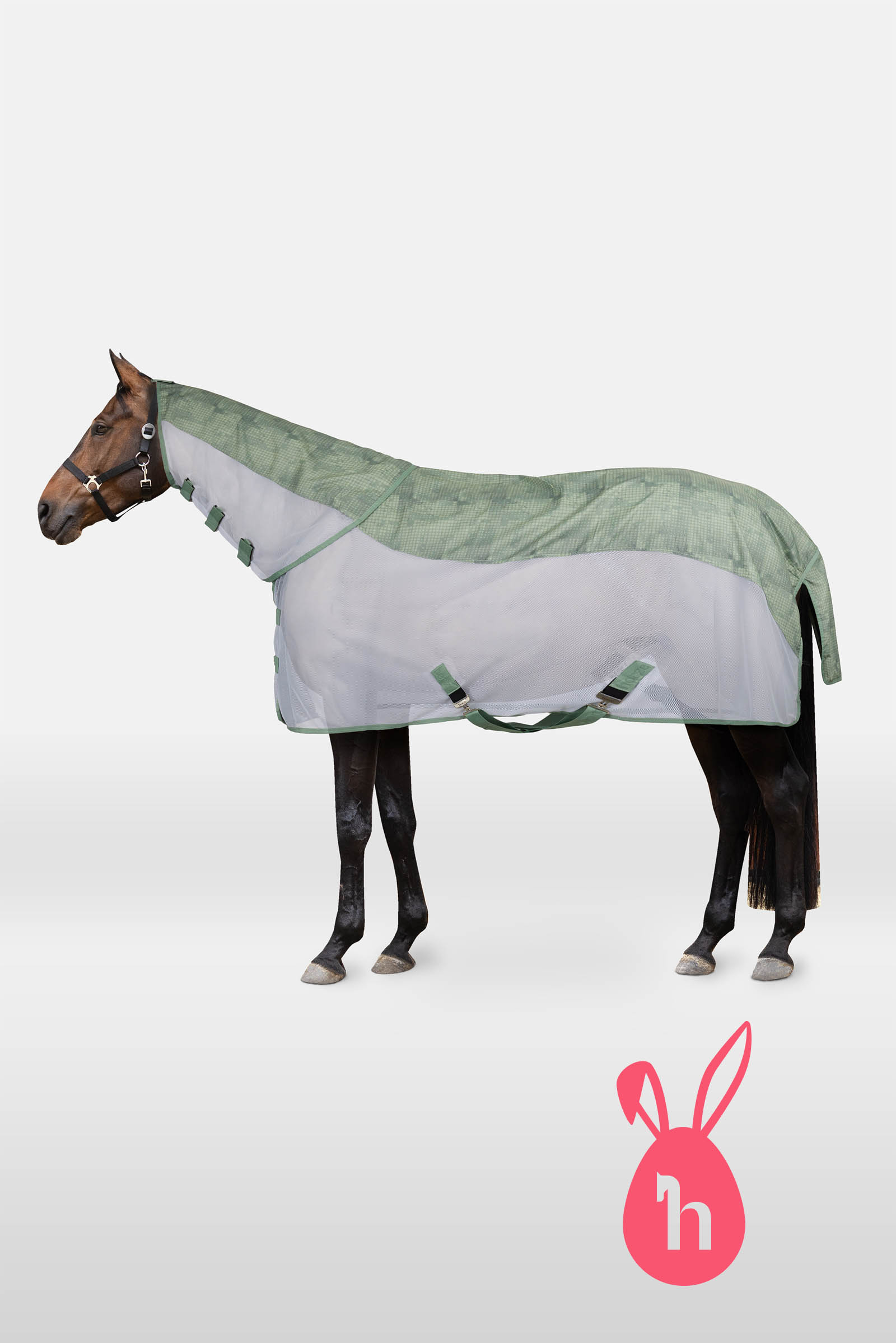 New Extremes dot Horze Nevada II Combo Shower Fly Rug With Detachable Neck
