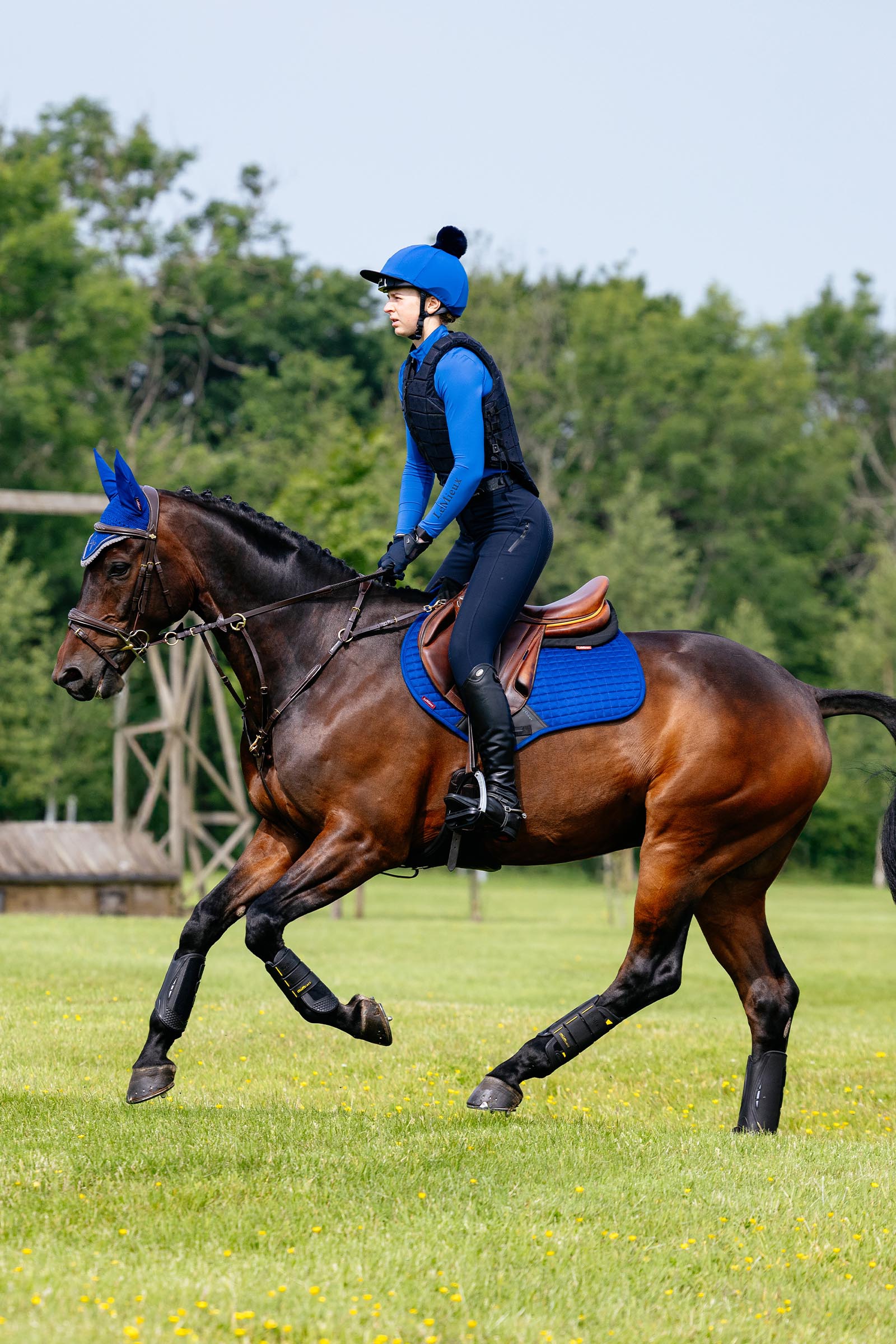 Lemieux Suede Close Contact Square Saddle Pad