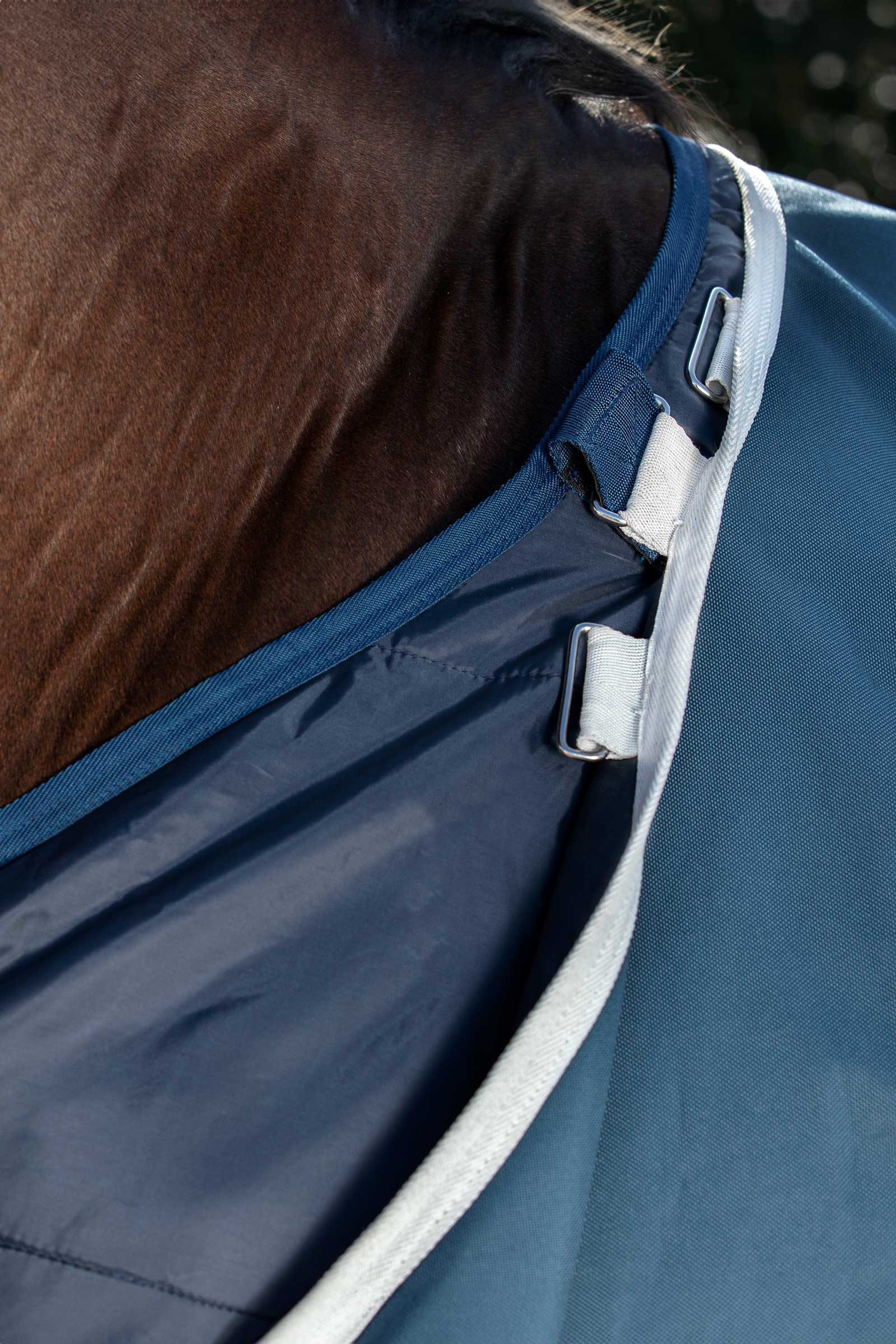 Horseware Amigo AmEco 12 Plus Turnout Rug With Detachable Neck, 100g