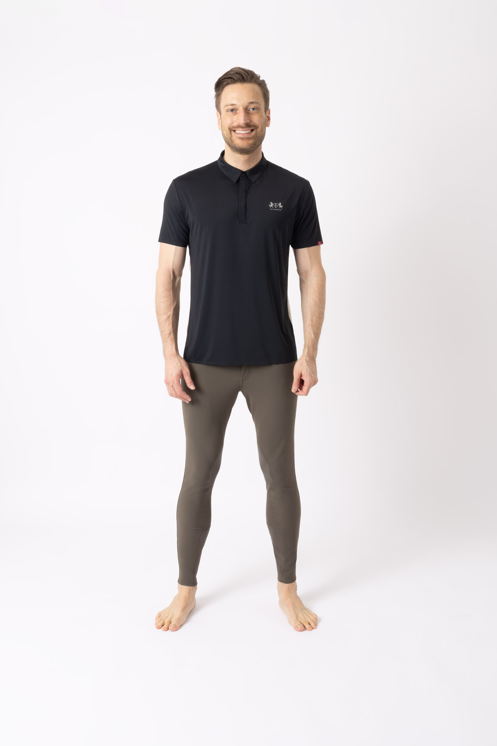 B Vertigo Aidan Men's Seamless Poloshirt