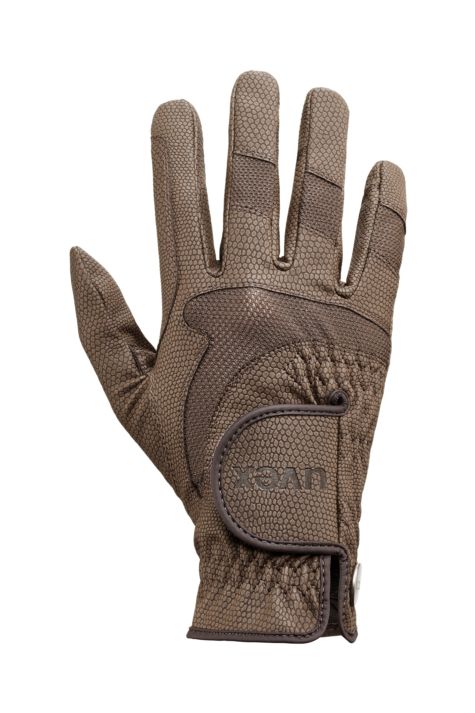Brown Uvex i-performance II Riding Gloves