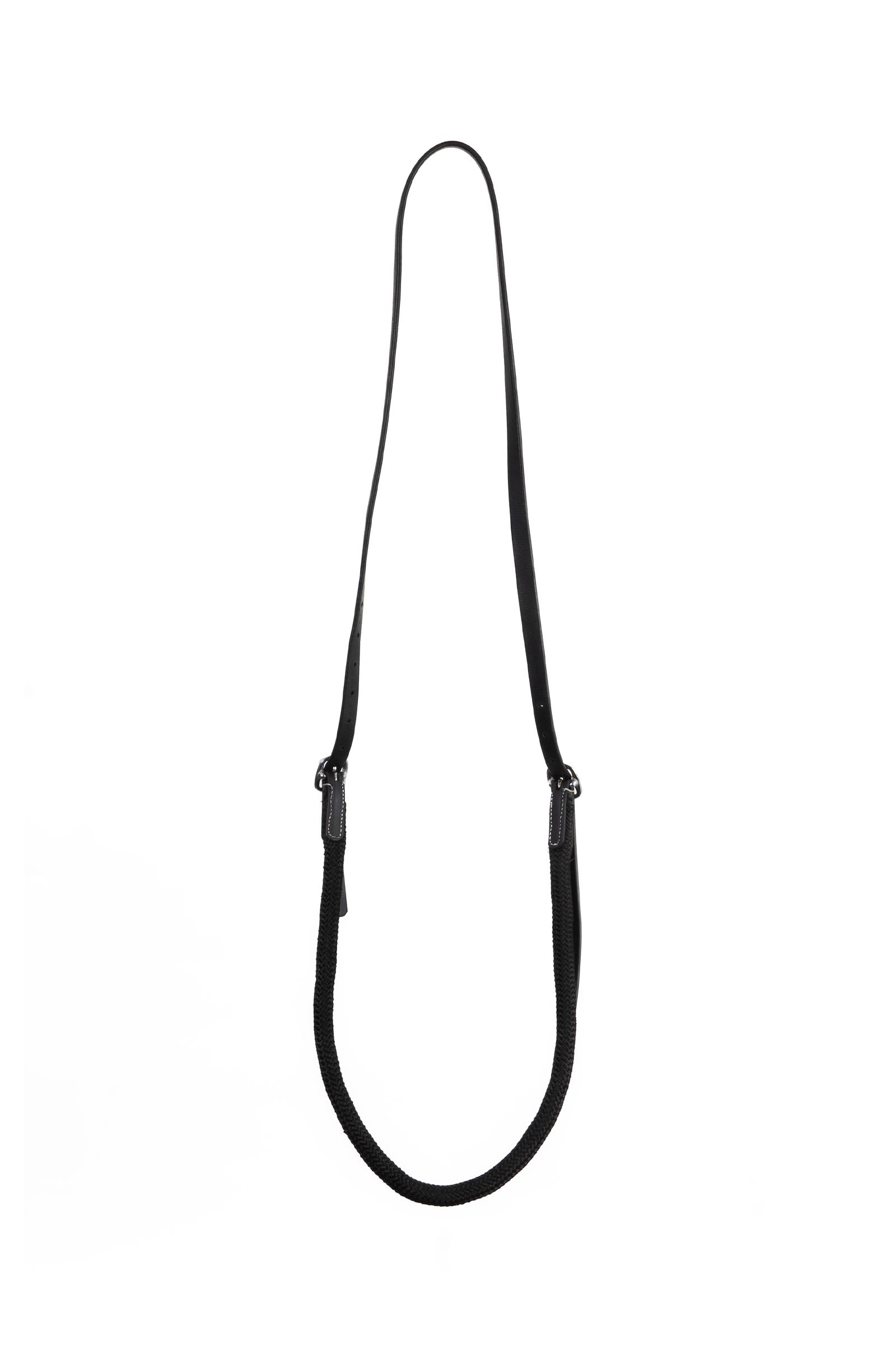 Black F.R.A. Freedom Riding Articles Harmony Balance Reins, 14 mm