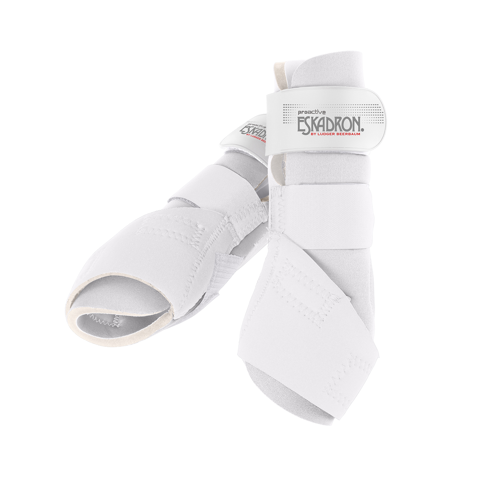 White Eskadron Pro Active Tendon Boots Front