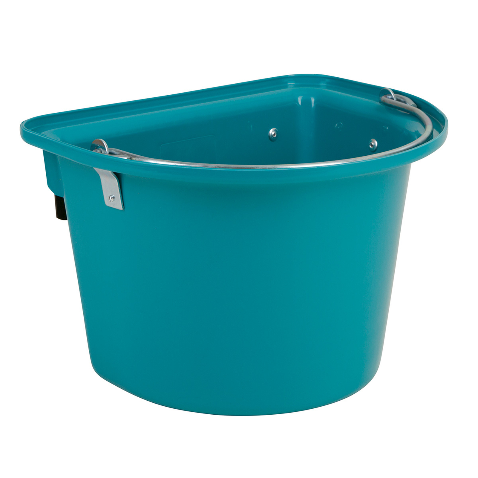 Kerbl Show feeding bucket 12L, plastic w/ hook-in bail