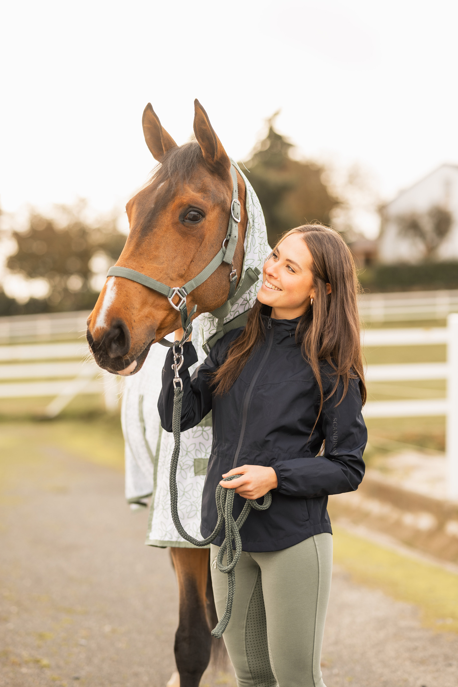 Horze Fiora Women's Lightweight Waterproof Riding Jacket