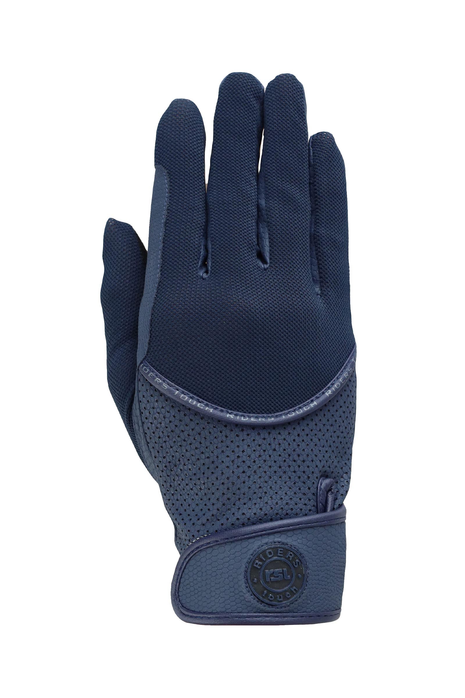 Navy RSL Atlanta Riding Glove With Air Mesh Inserts