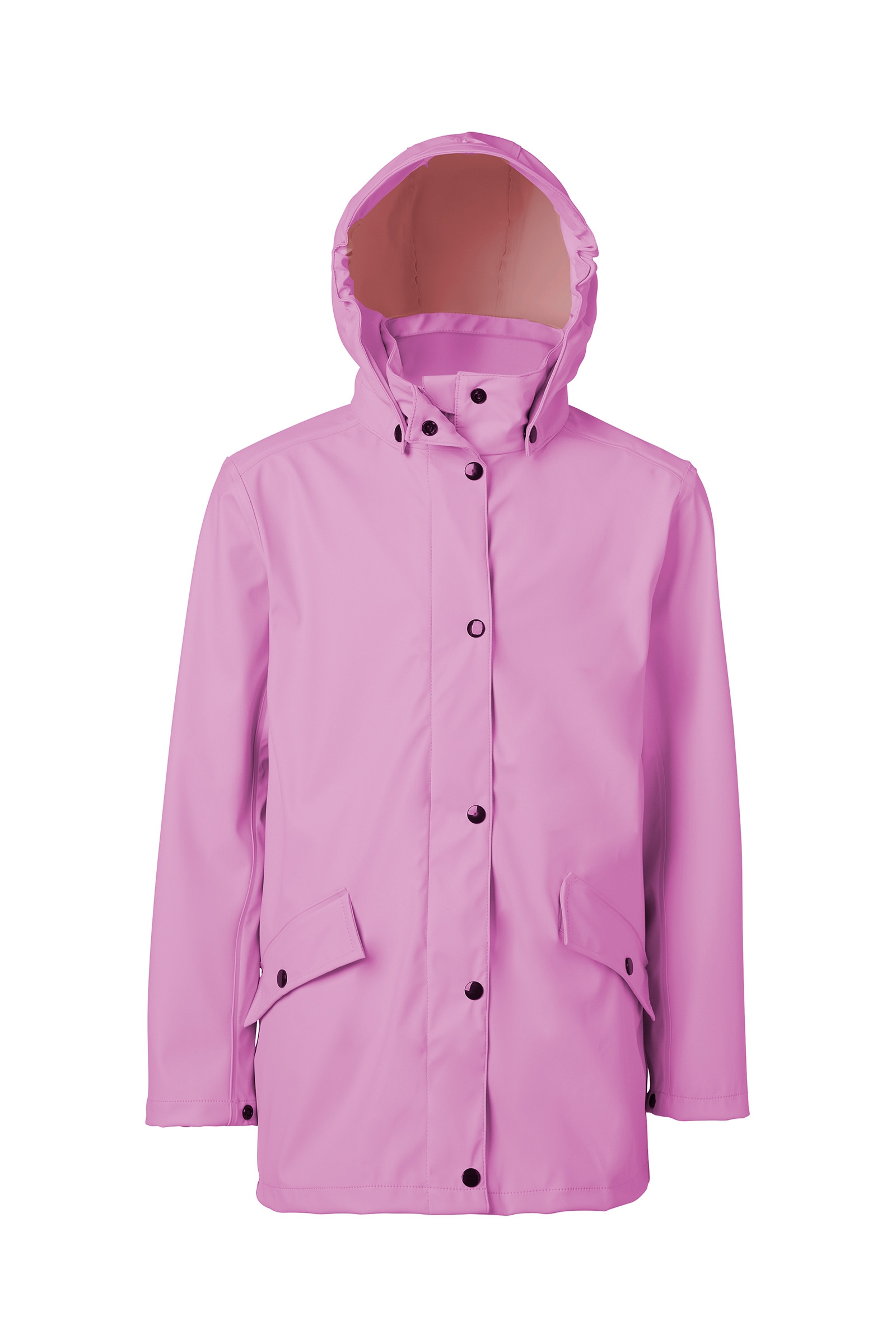 Mouve Pink Mountain Horse Drops Kids Raincoat