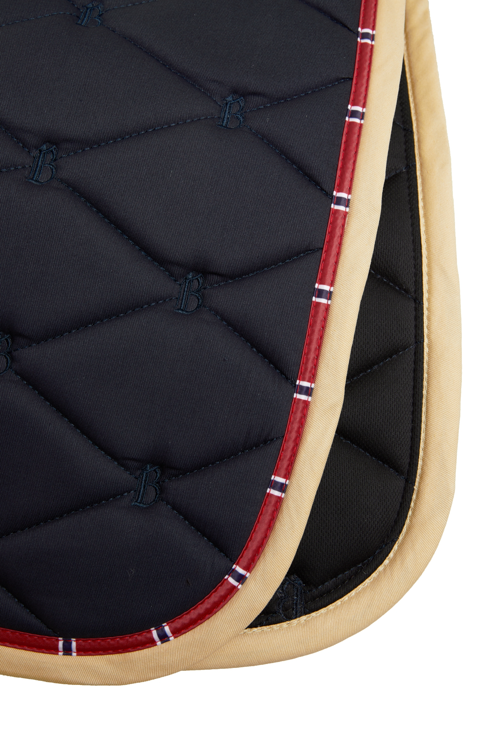 B Vertigo Amory All Purpose Saddle Pad with Monogram Embroidery