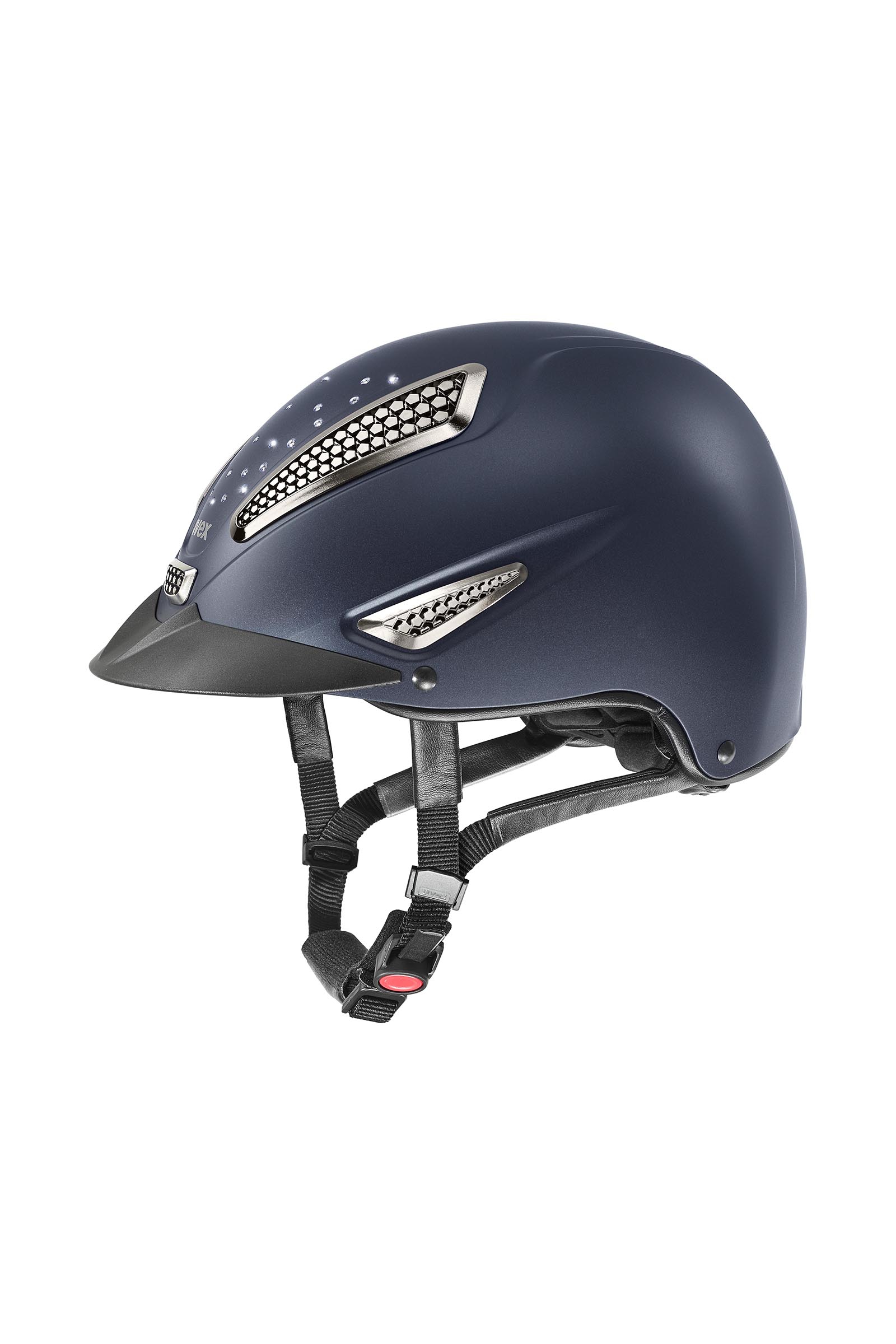 navy mat Uvex Perfexxion III Grace Riding Helmet