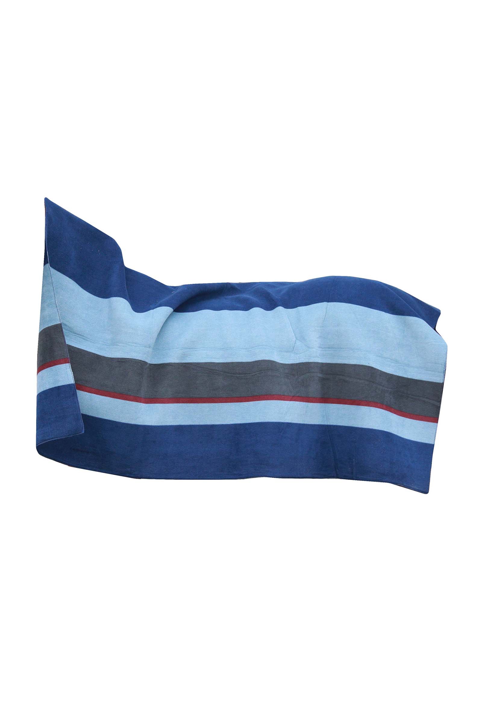 Navy/Grey Kentucky Horsewear Heavy Fleece Rug Square