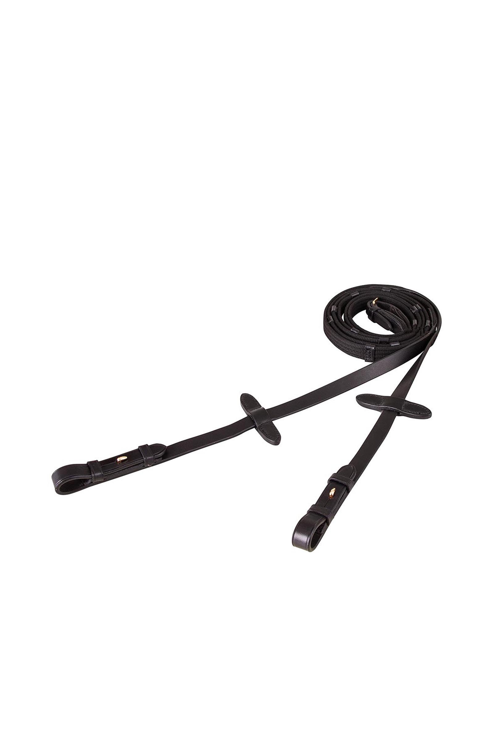 Black/Gold BR Web Reins