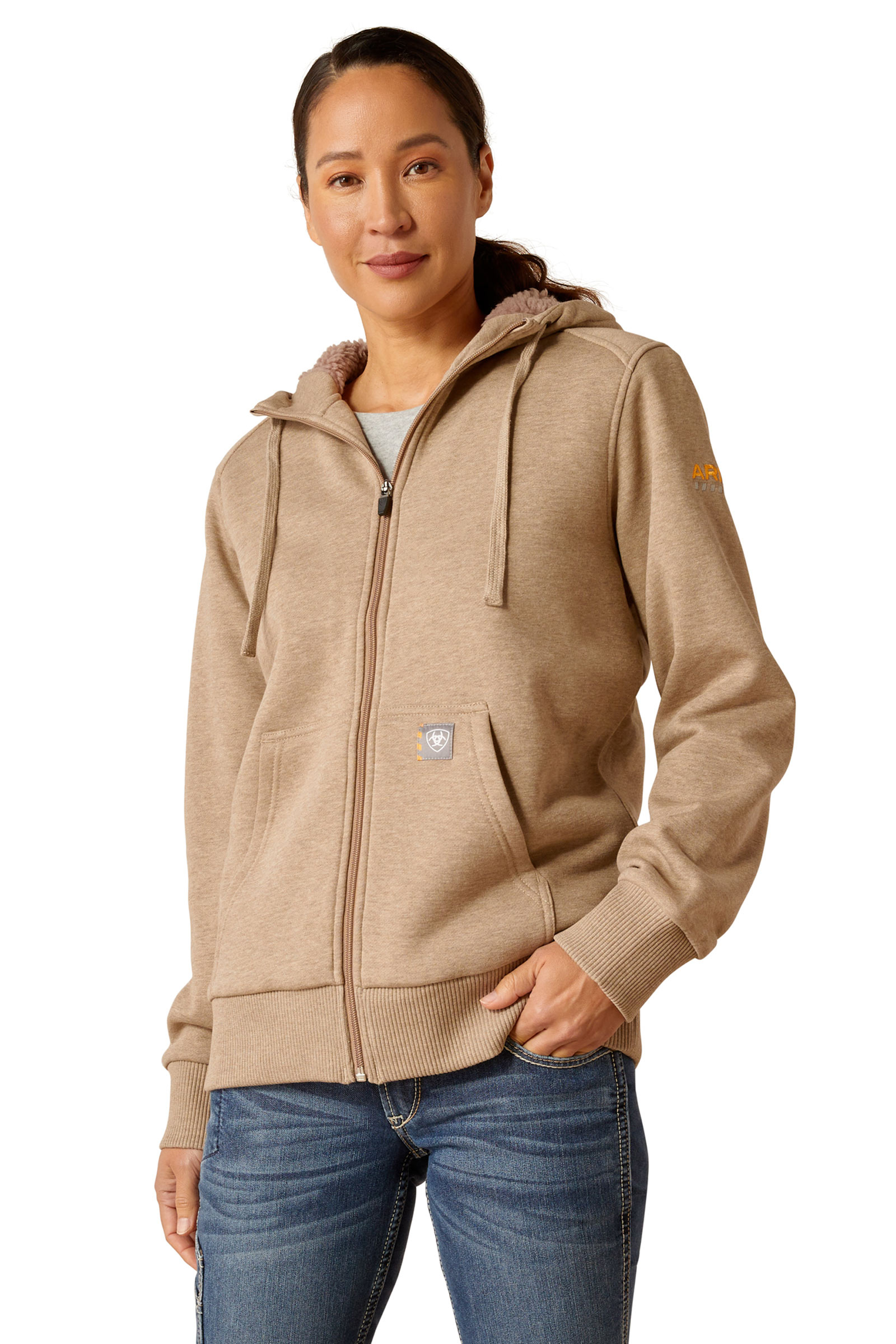 Ariat Rebar Women&acute;s All-Weather Sherpa Full Zip Hoodie