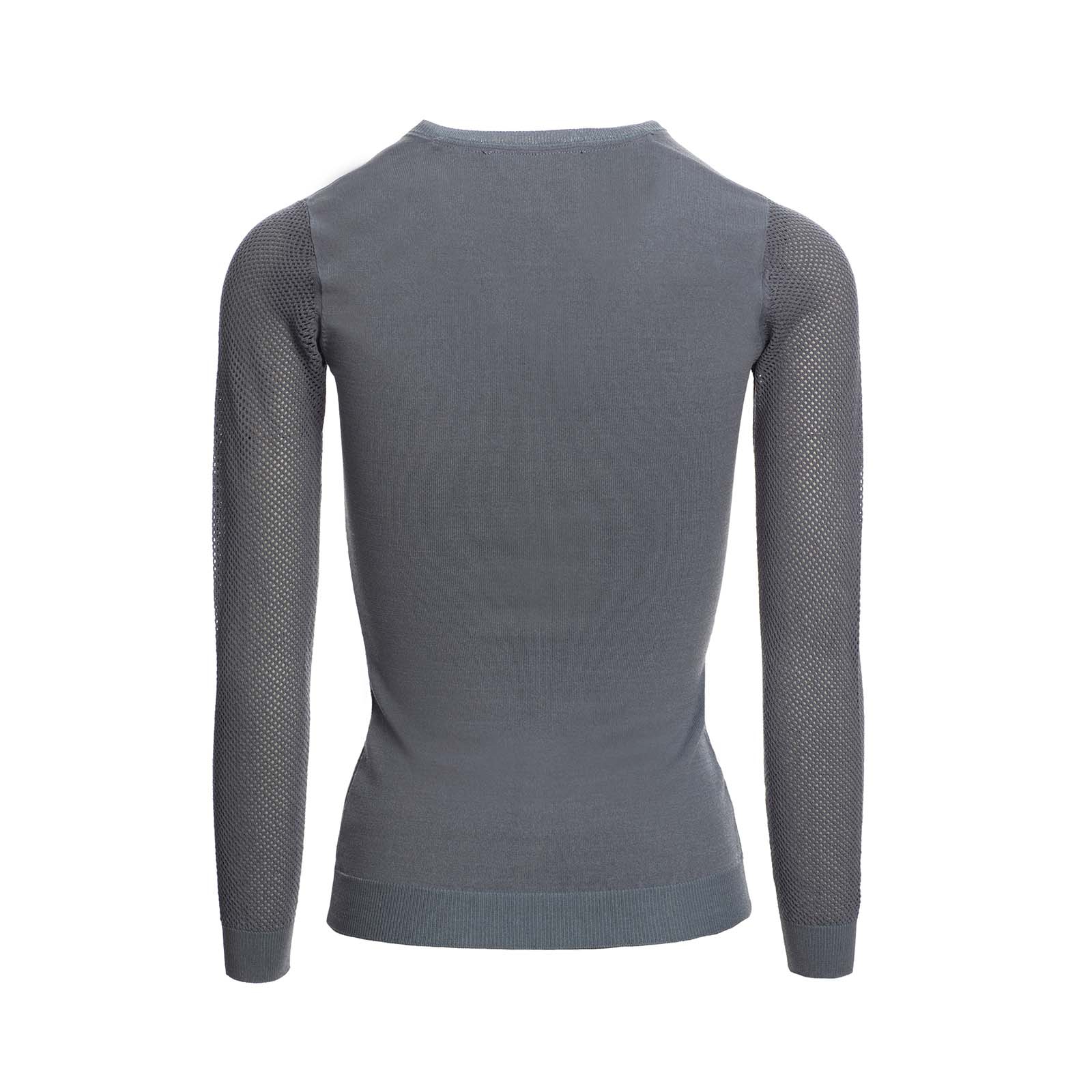 AA Ladies' Sweater with Perforated Sleeves