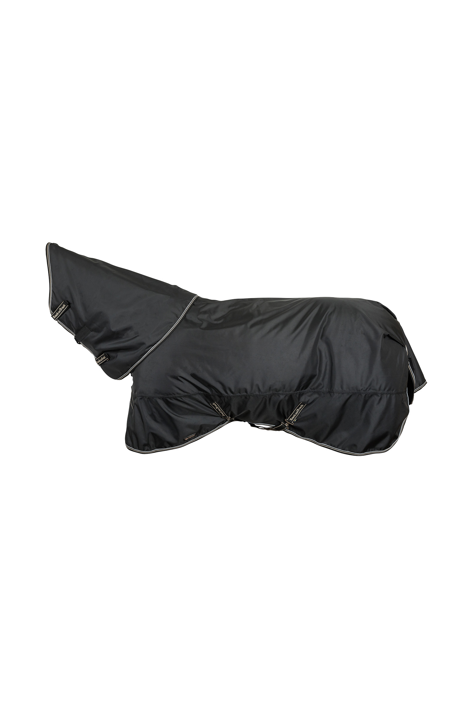 Back on Track Obsidian Turnout Rug With Detachable Neck, 300g