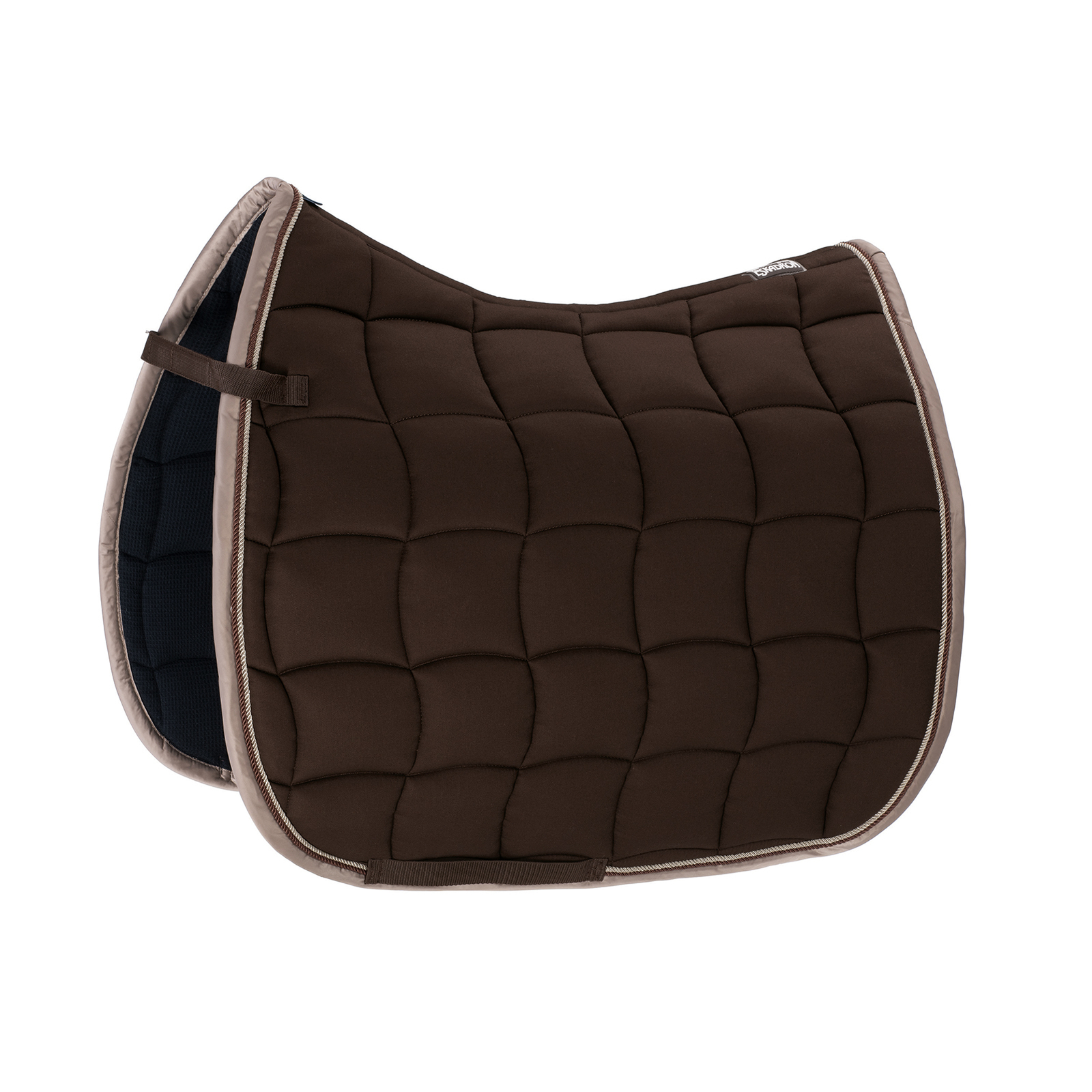 Dark Brown Eskadron Performance Contrast Dressage Saddle Pad