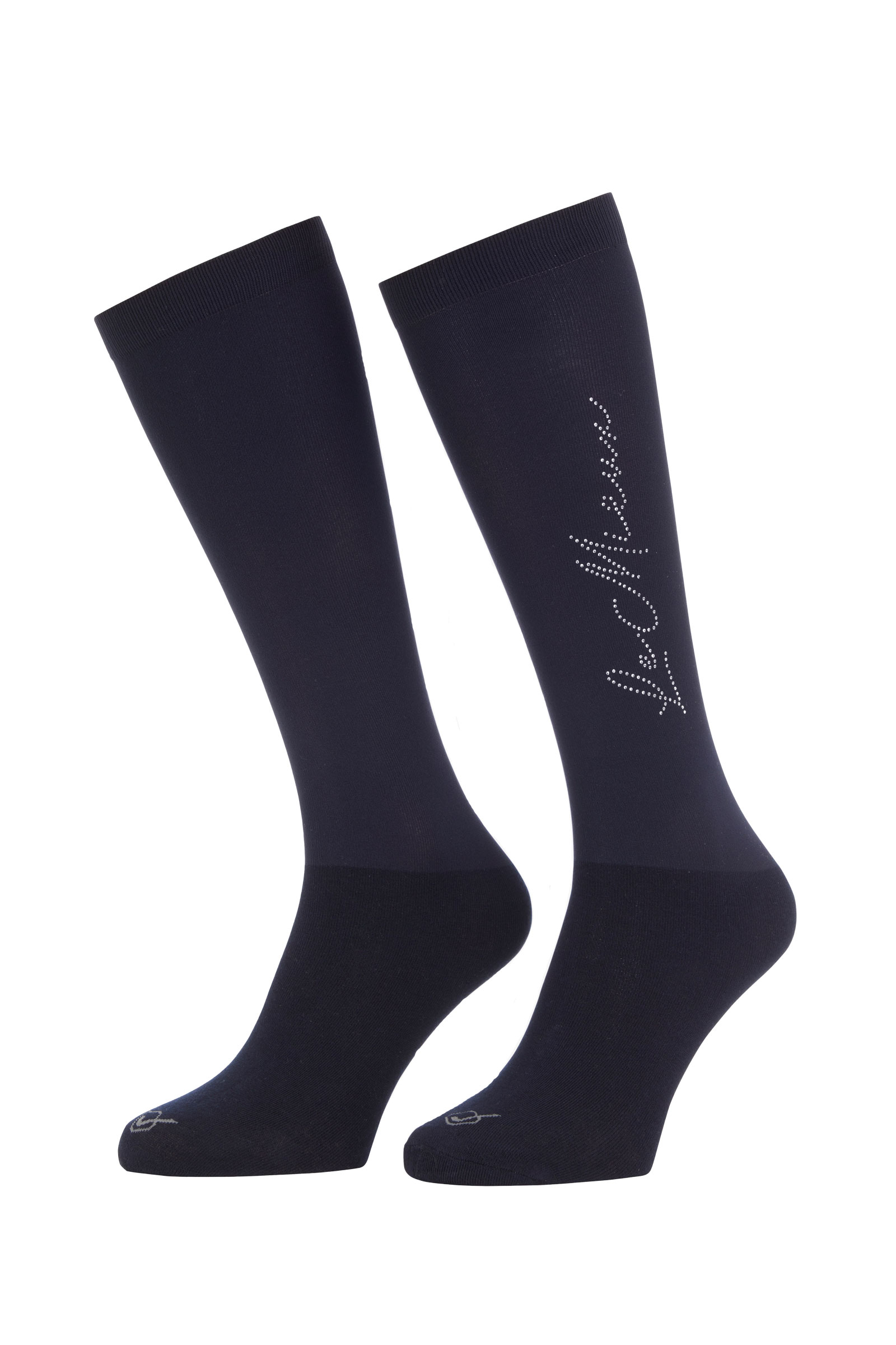 Navy LeMieux Sparkle Competition Socks