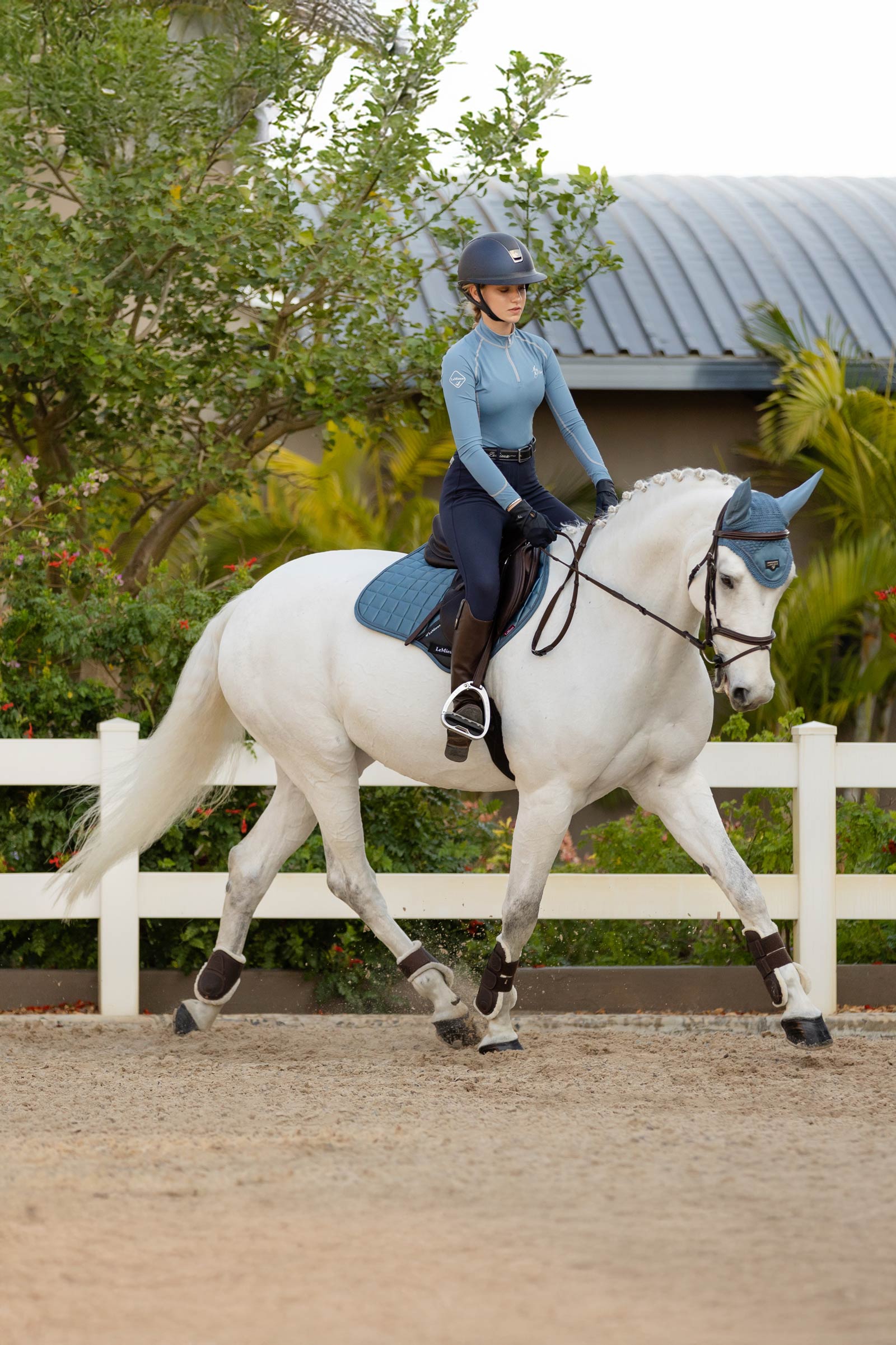 Lemieux Loire Classic Close Contact Square Saddle Pad