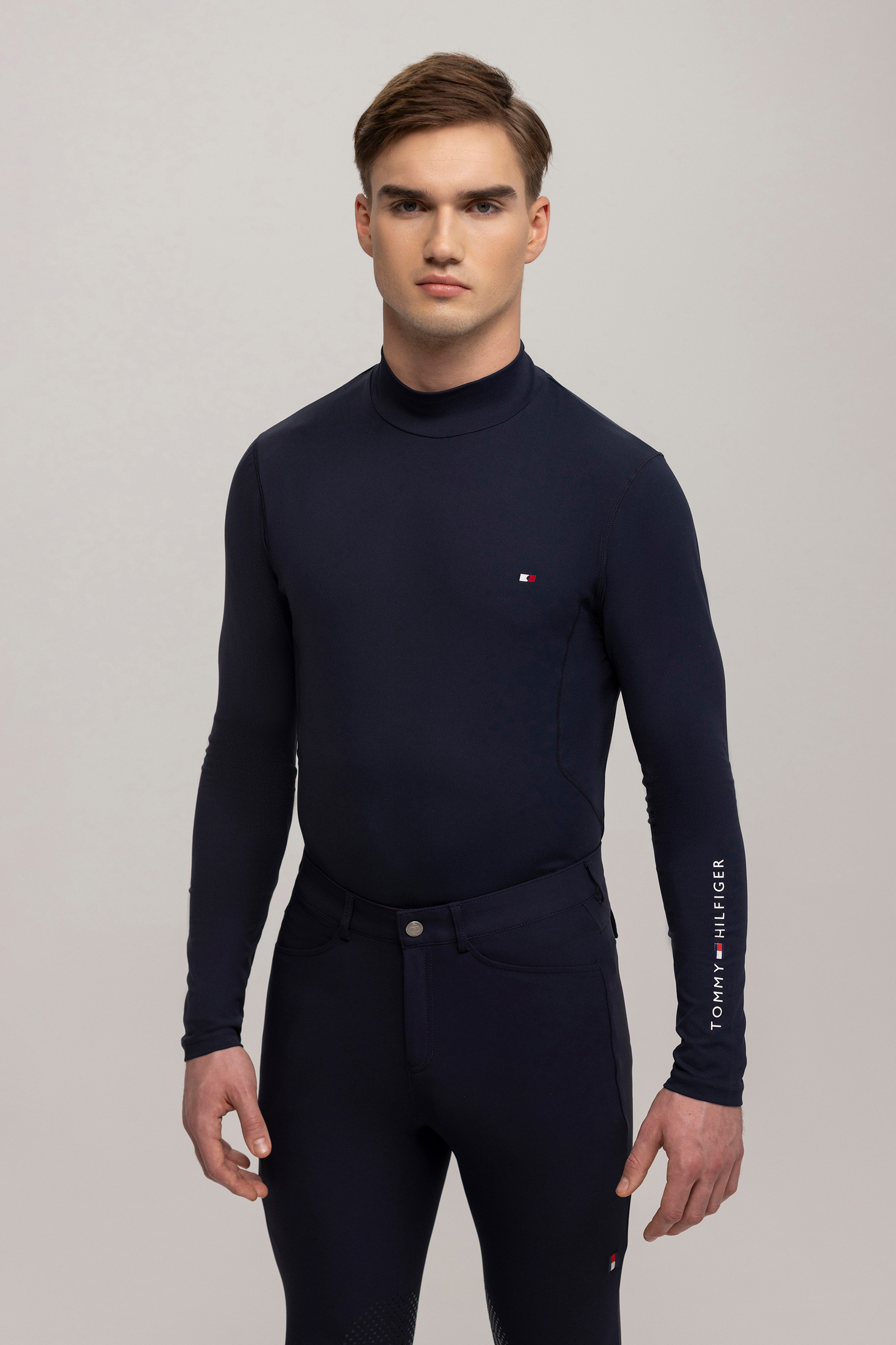 Tommy Hilfiger Equestrian Phoenix Men´s High Neck Longsleeved Shirt