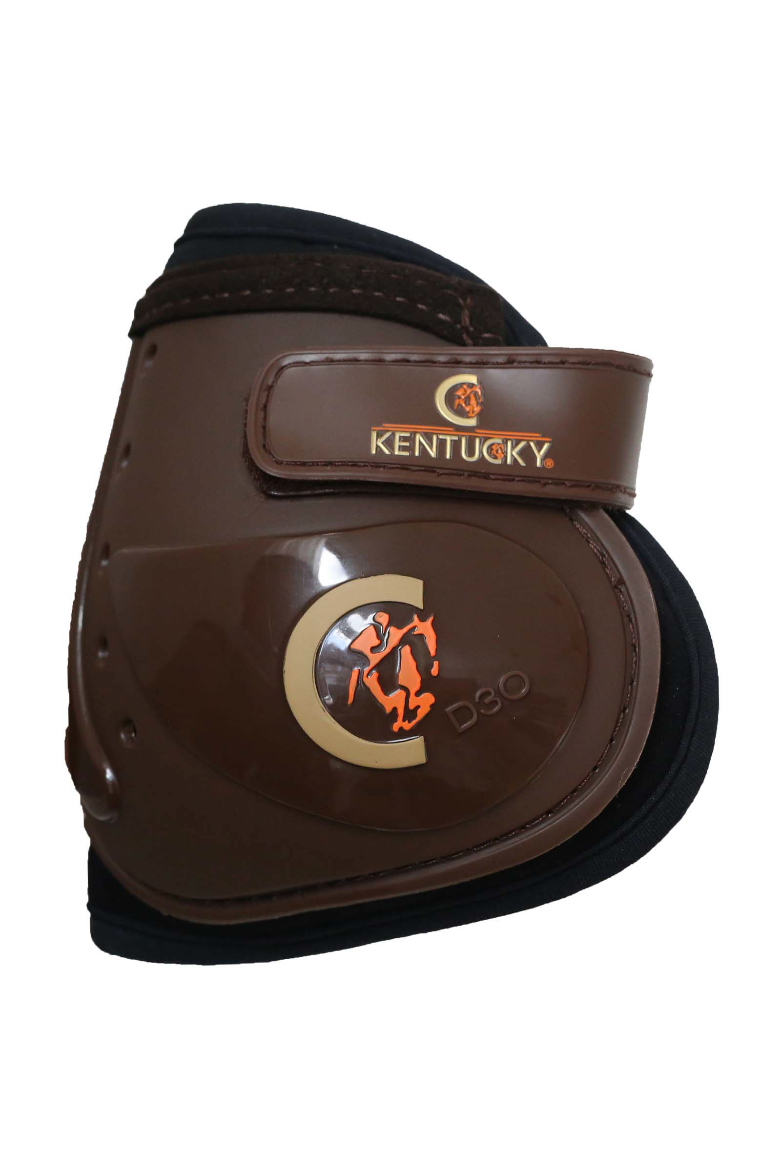 Brown Kentucky Horsewear Moonboots, hind