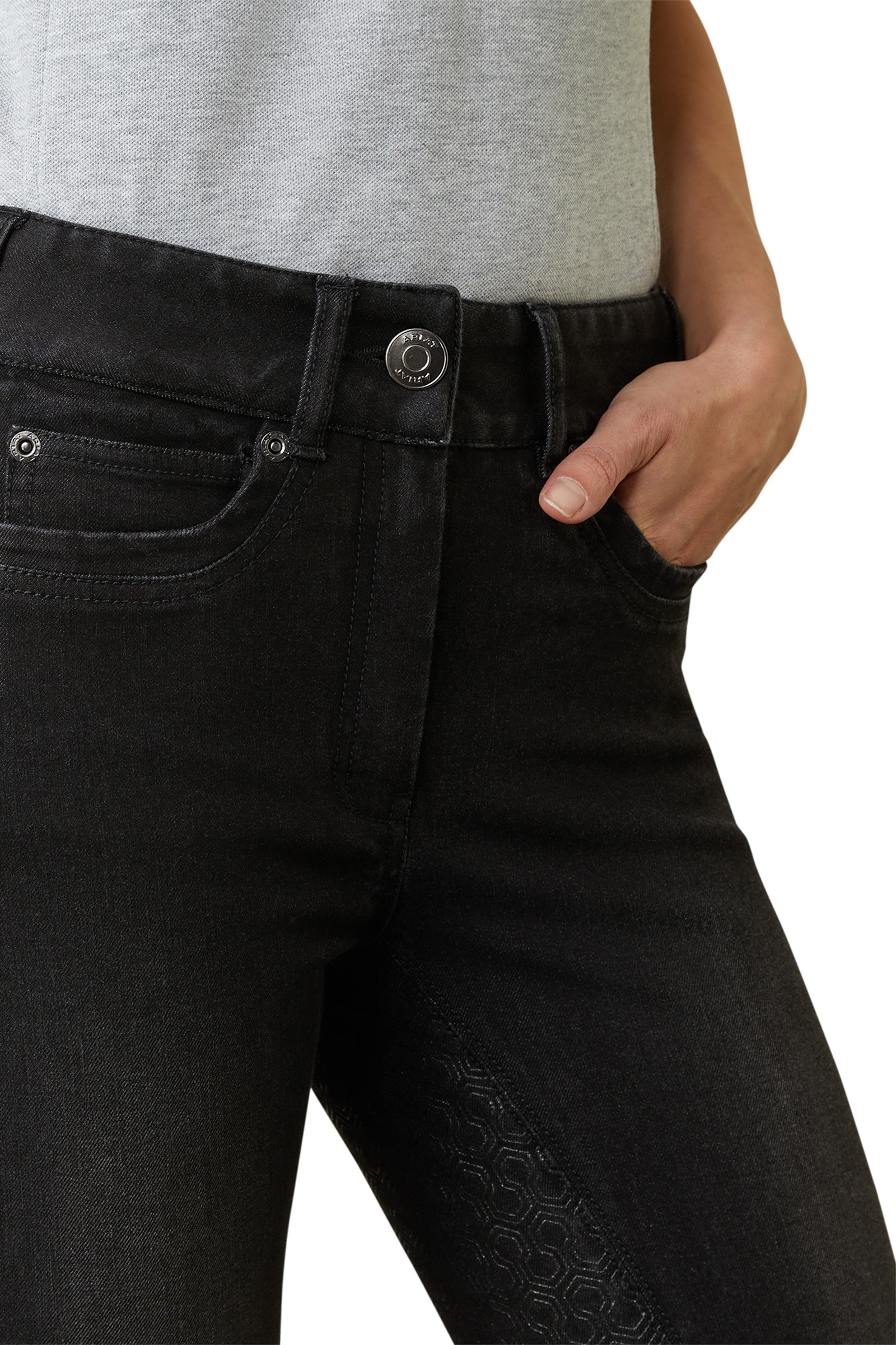 Ariat Halo B Women's Denim Full Grip Breeches