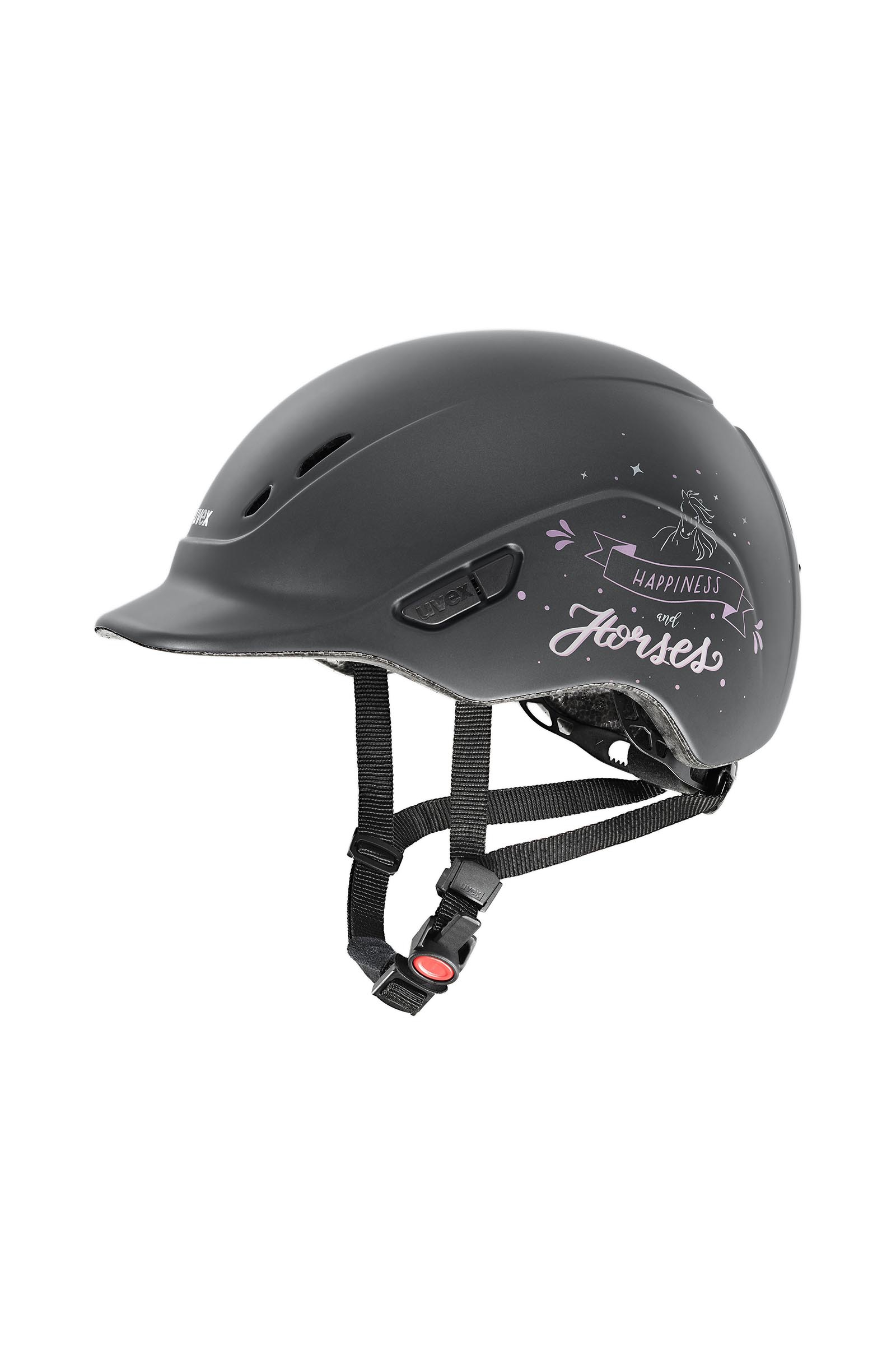 happyness&horses anthr mat Uvex Kidoxx Dekor Kids&acute; Riding Helmet