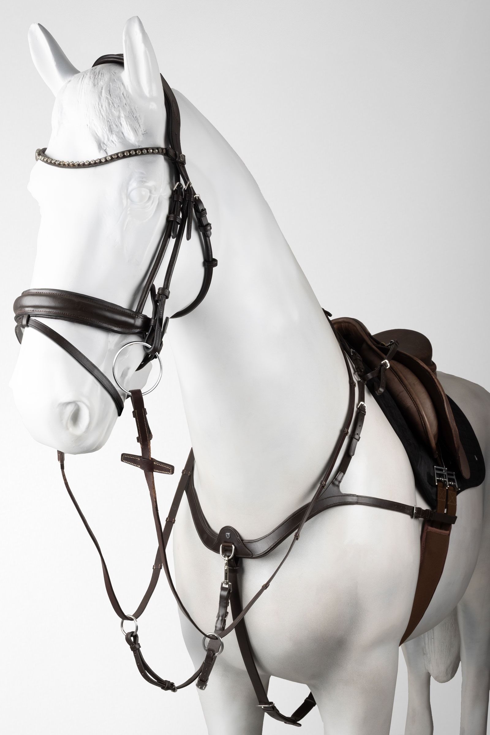 Brown Horze Hampstead Leather Breastplate