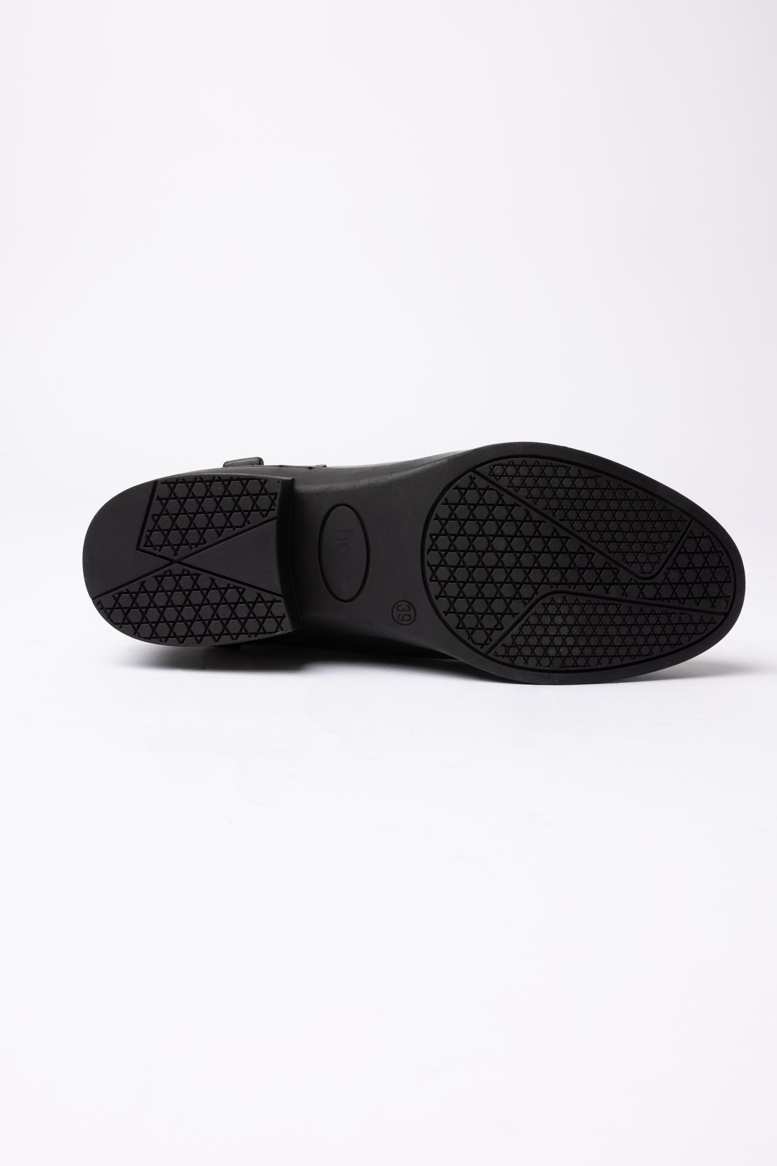 Horze Oldenburg Leather Jodhpur Boots With Front Zip