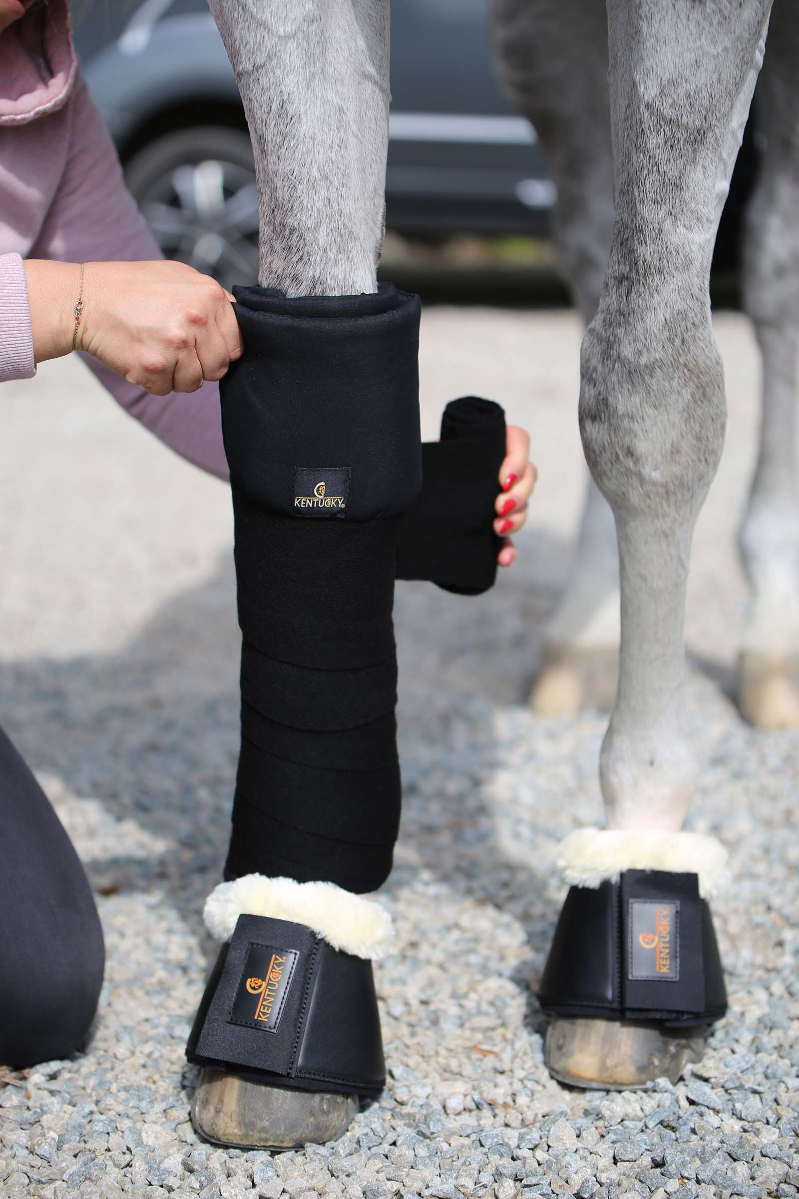 Kentucky Horsewear Stable bandage pad, set of 4