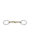 Sprenger Novocontact Loose Ring Snaffle 14mm Single Jointed Sensogan 70mm Stainless Steel Rings