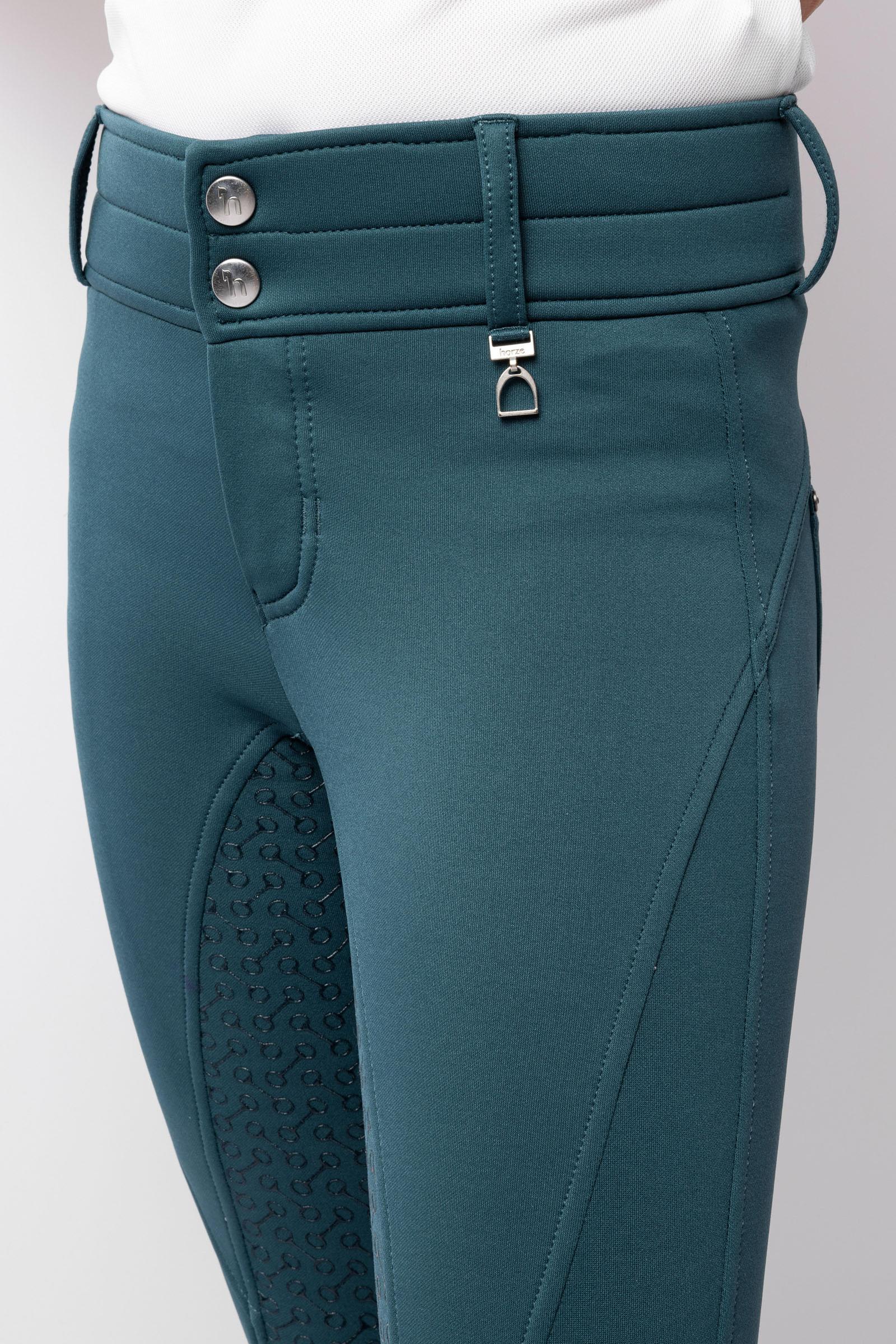 Horze Rhea Kids&acute; Thermo Fullgrip Breeches with Hip Pockets
