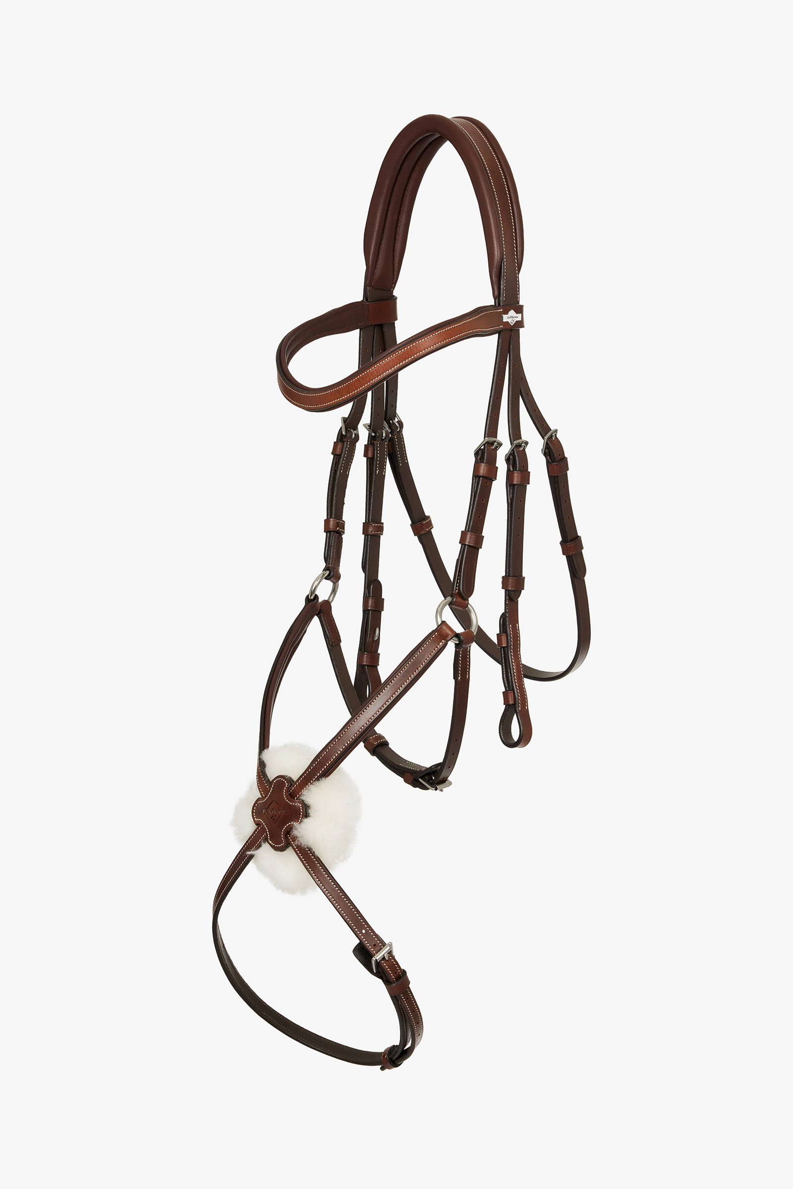 Havana/Silver LeMieux Arika Grackle Bridle