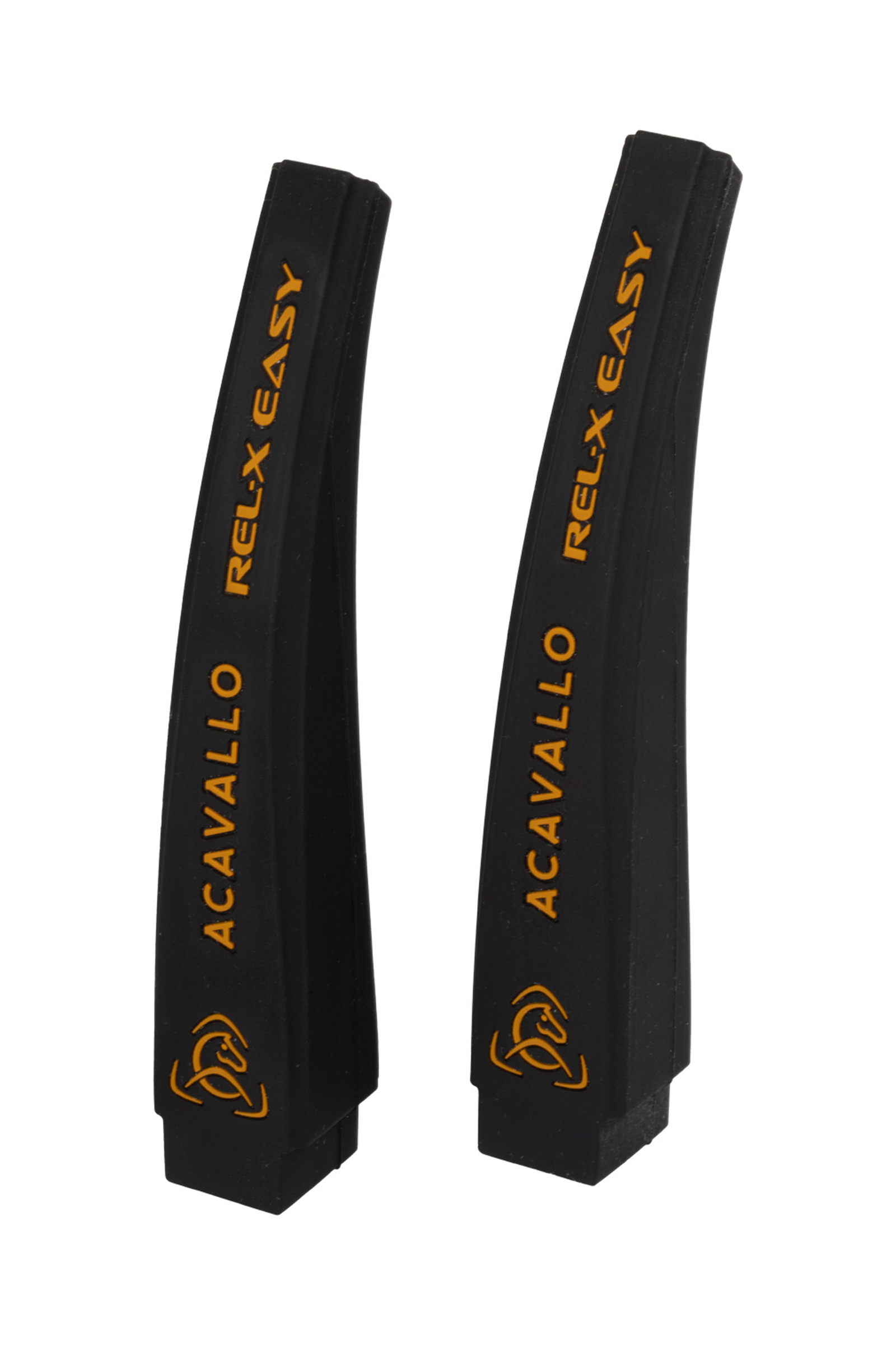 Black/Goldenbrown Acavallo Rel-X Easy Multicolor Silicone Arches for Stirrups